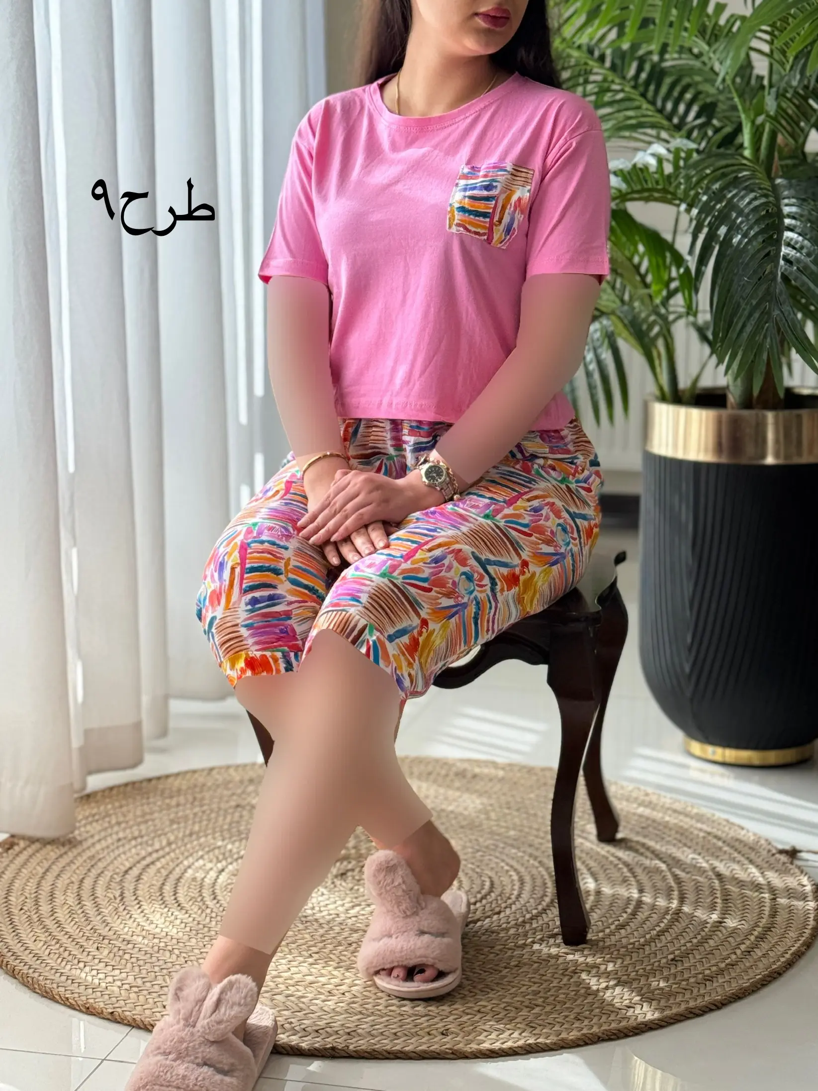 ست تیشرت شلوارک سه بعدی کد2165