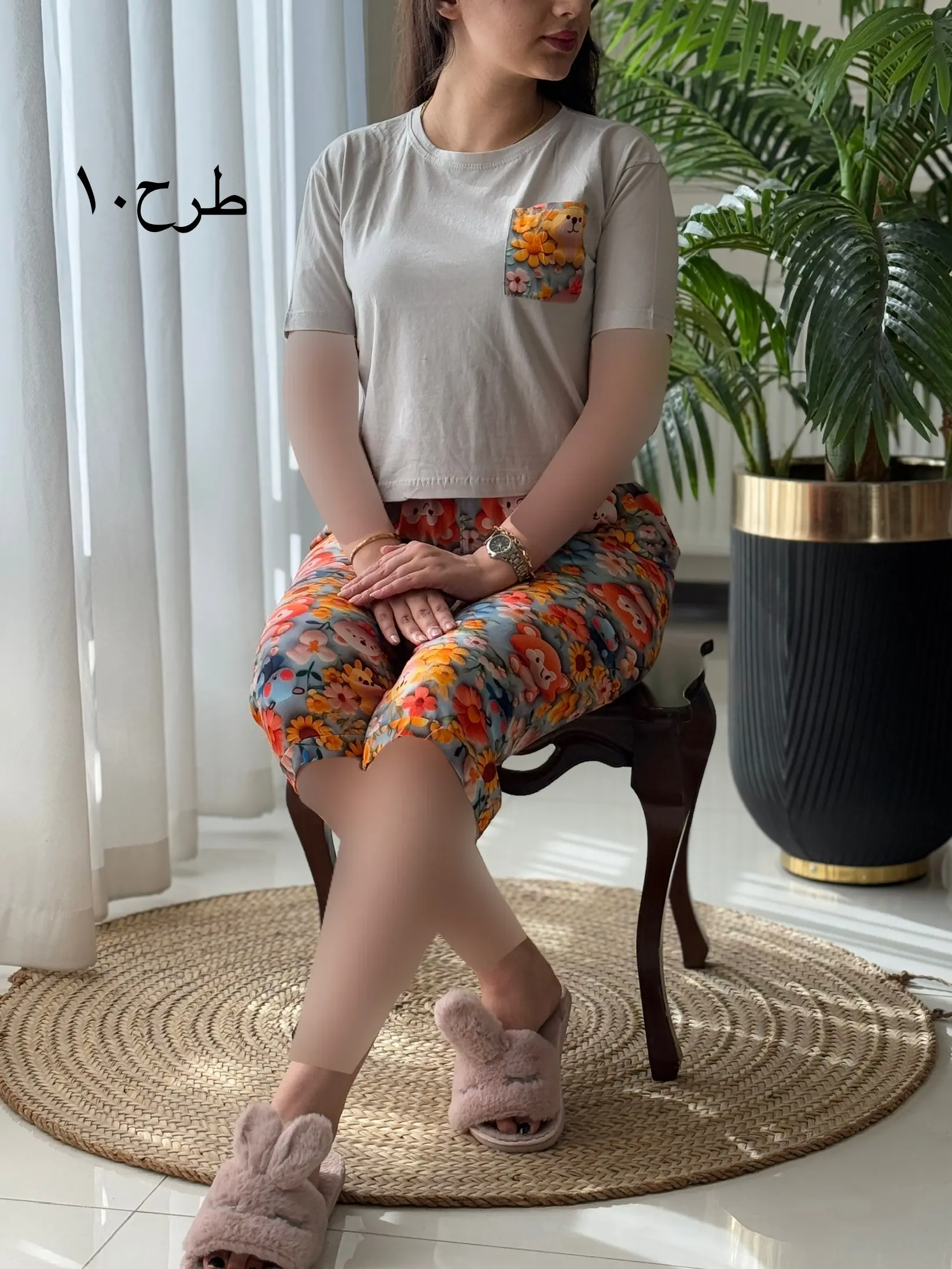 ست تیشرت شلوارک سه بعدی کد2165