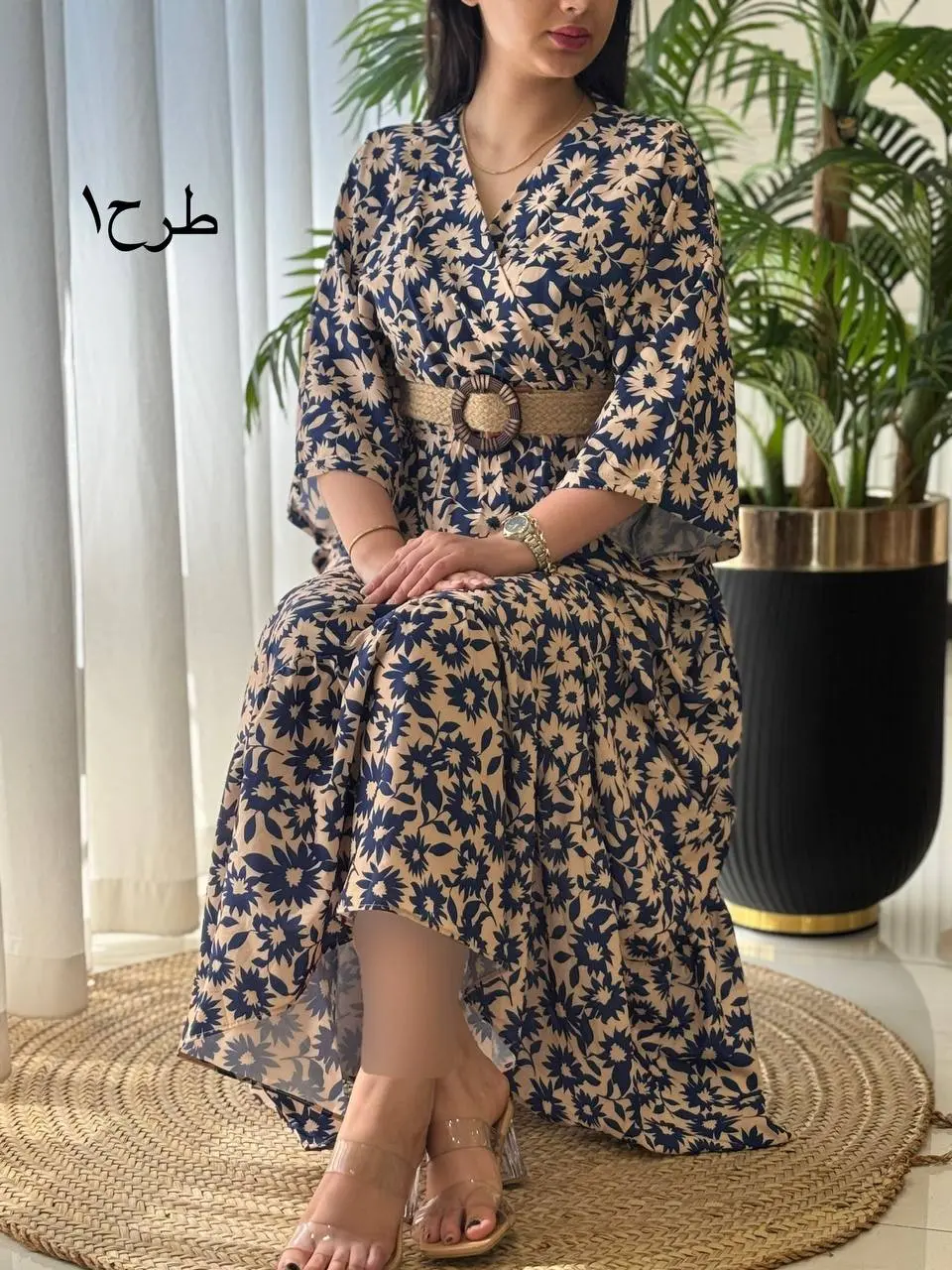 پیراهن آستین فیلی کد2181