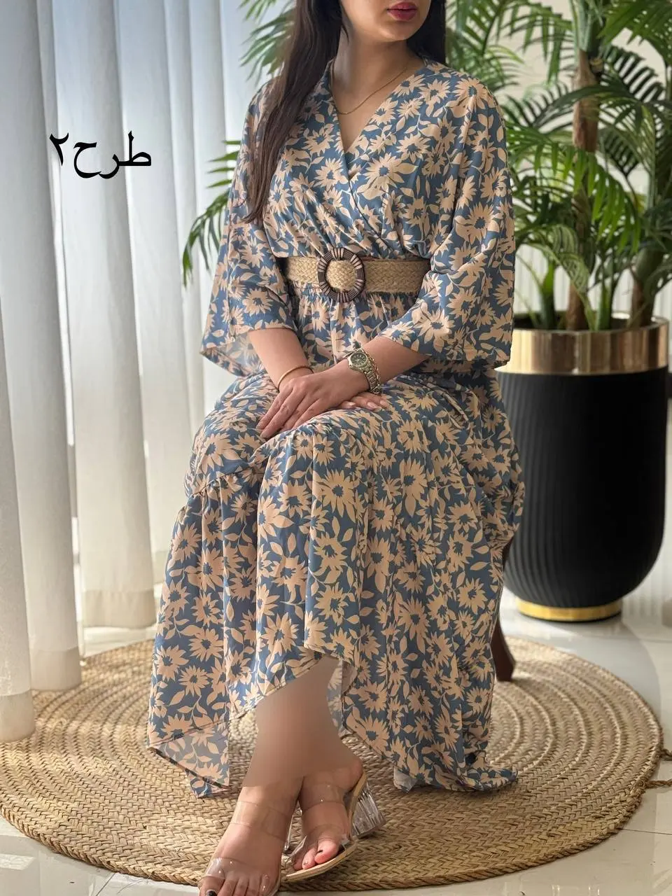 پیراهن آستین فیلی کد2181