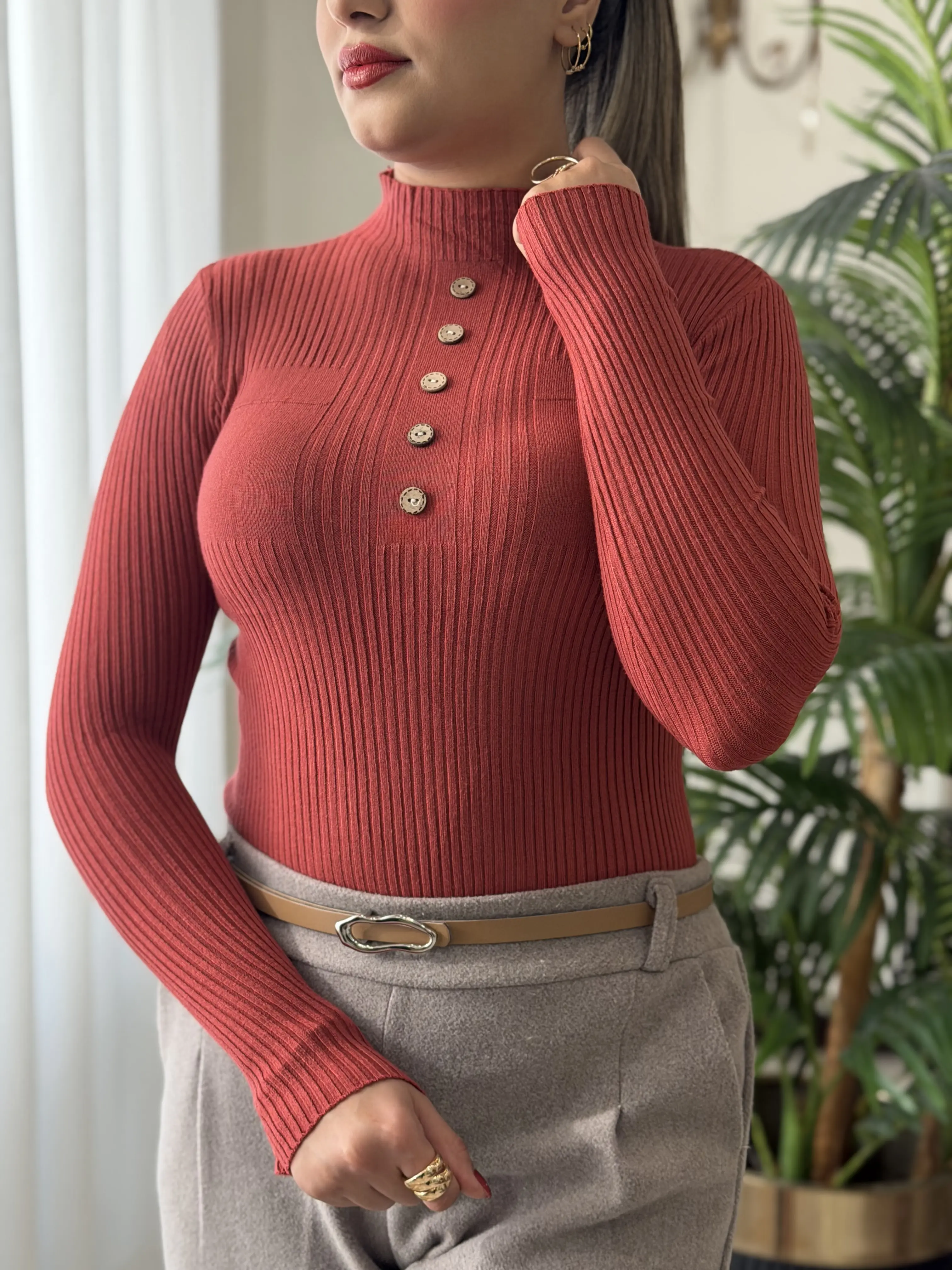 بافت پنج دکمه کد2380