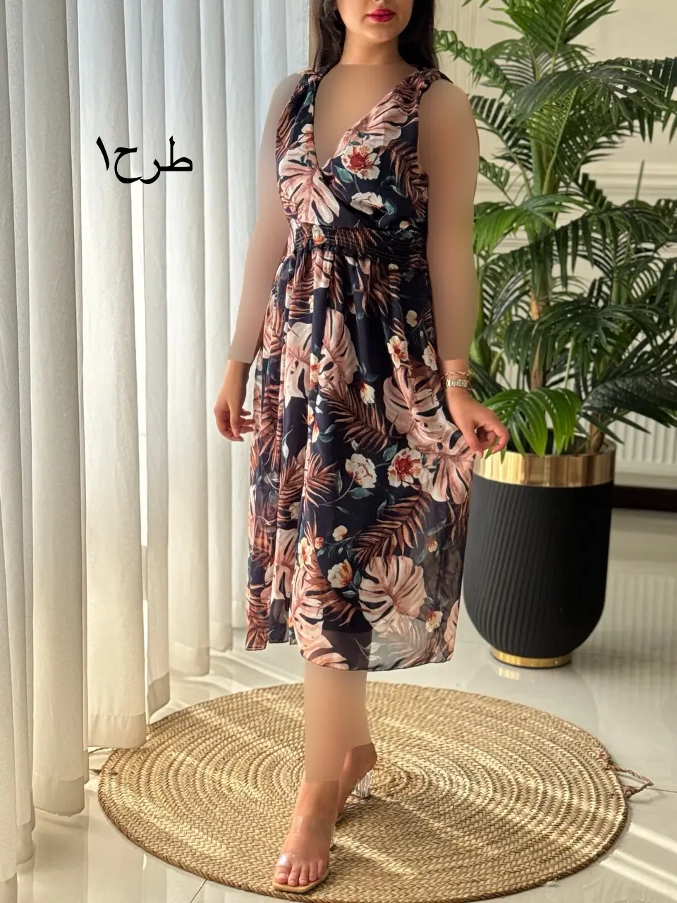 پیراهن شیفون کد2122