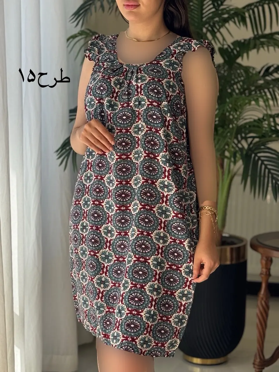 پیراهن سه بعدی ساتین کد2048