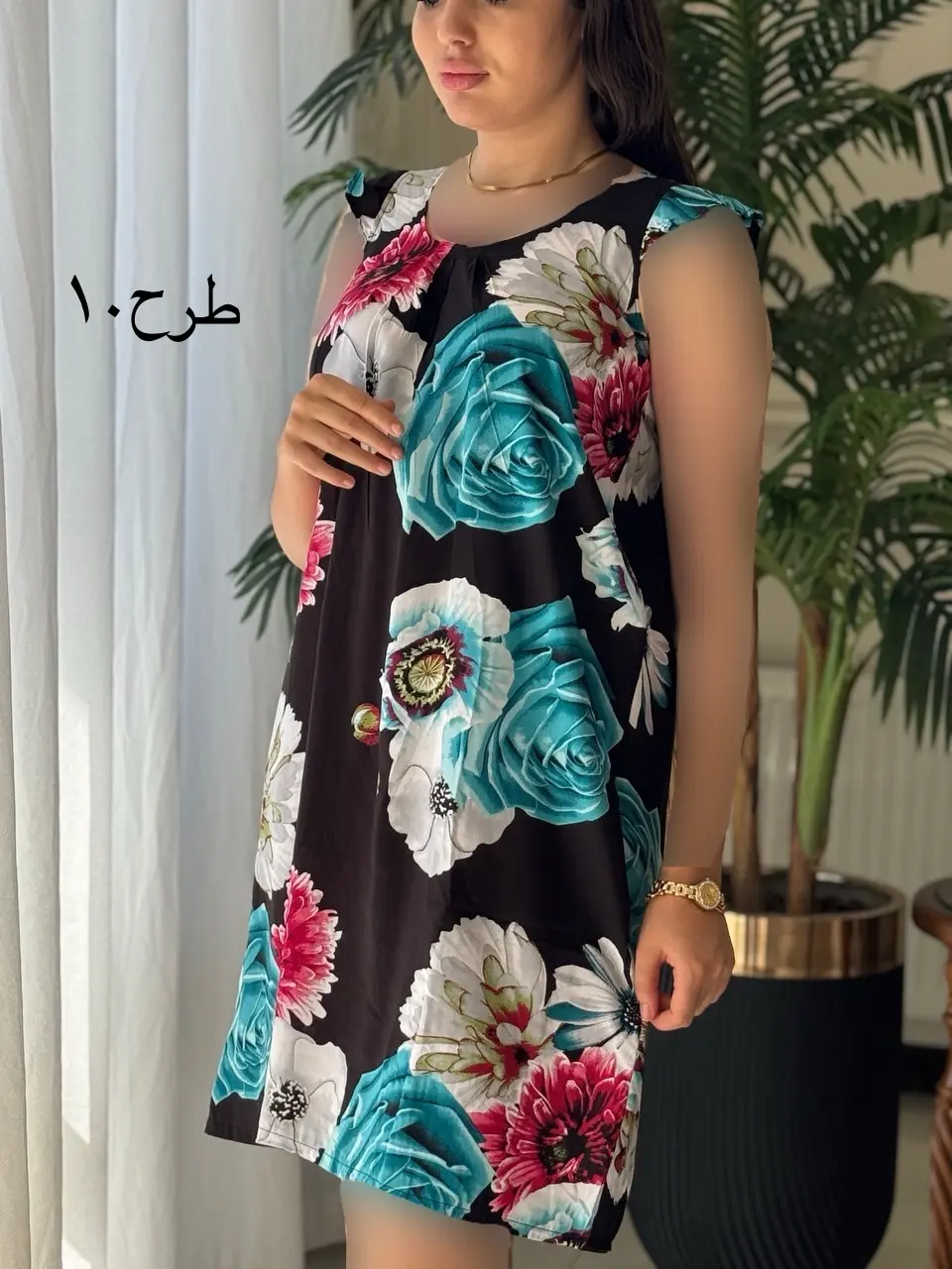 پیراهن سه بعدی ساتین کد2048