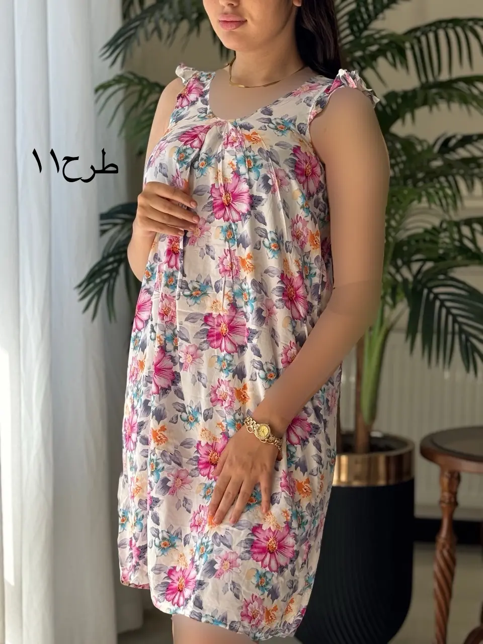پیراهن سه بعدی ساتین کد2048