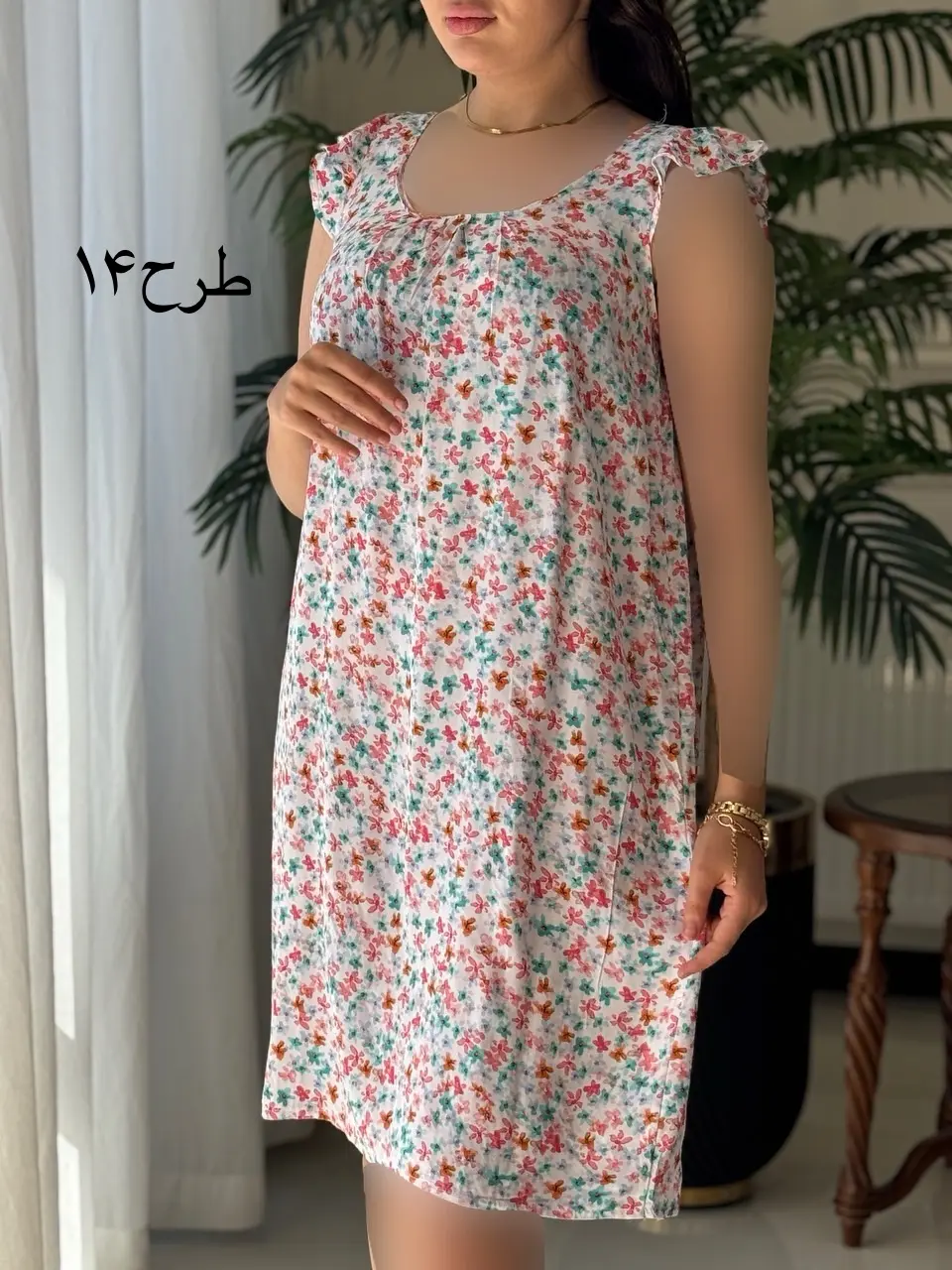 پیراهن سه بعدی ساتین کد2048