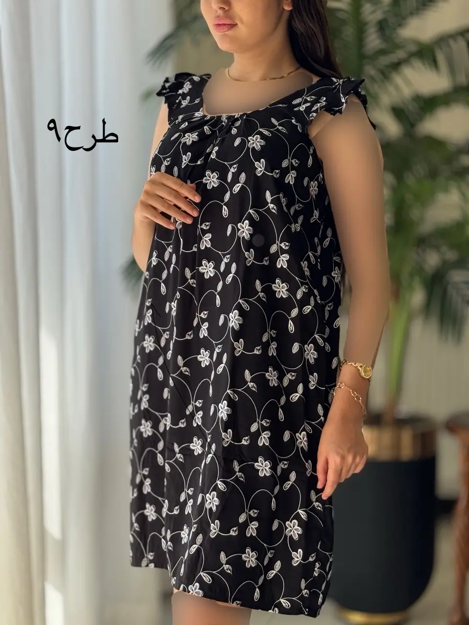 پیراهن سه بعدی ساتین کد2048