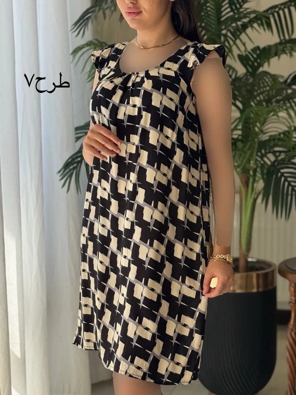 پیراهن سه بعدی ساتین کد2048