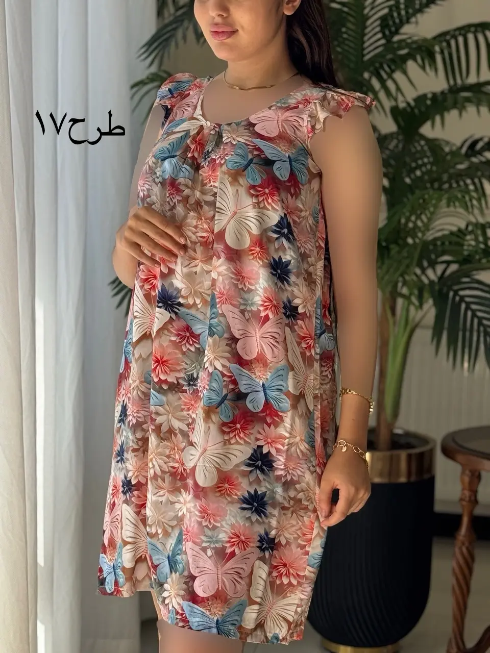پیراهن سه بعدی ساتین کد2048