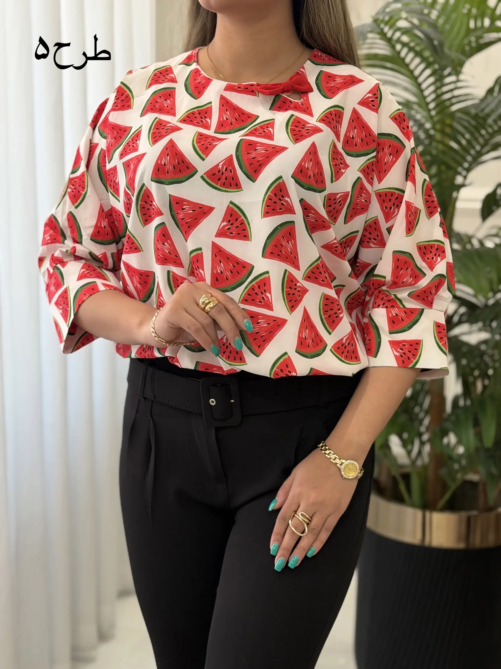 شومیز یلدایی پاپیونی کد2372