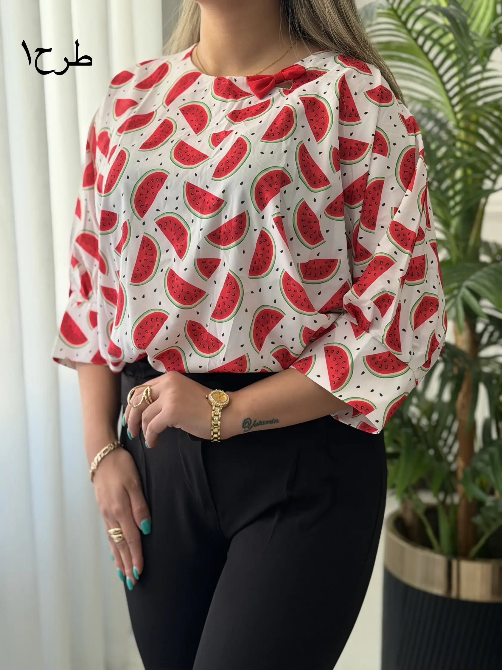 شومیز یلدایی پاپیونی کد2372