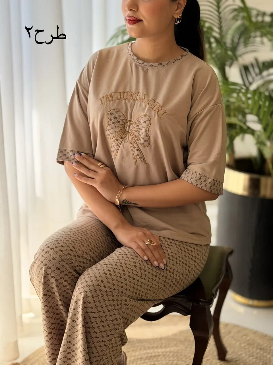ست تیشرت شلوار گوچی کد2743