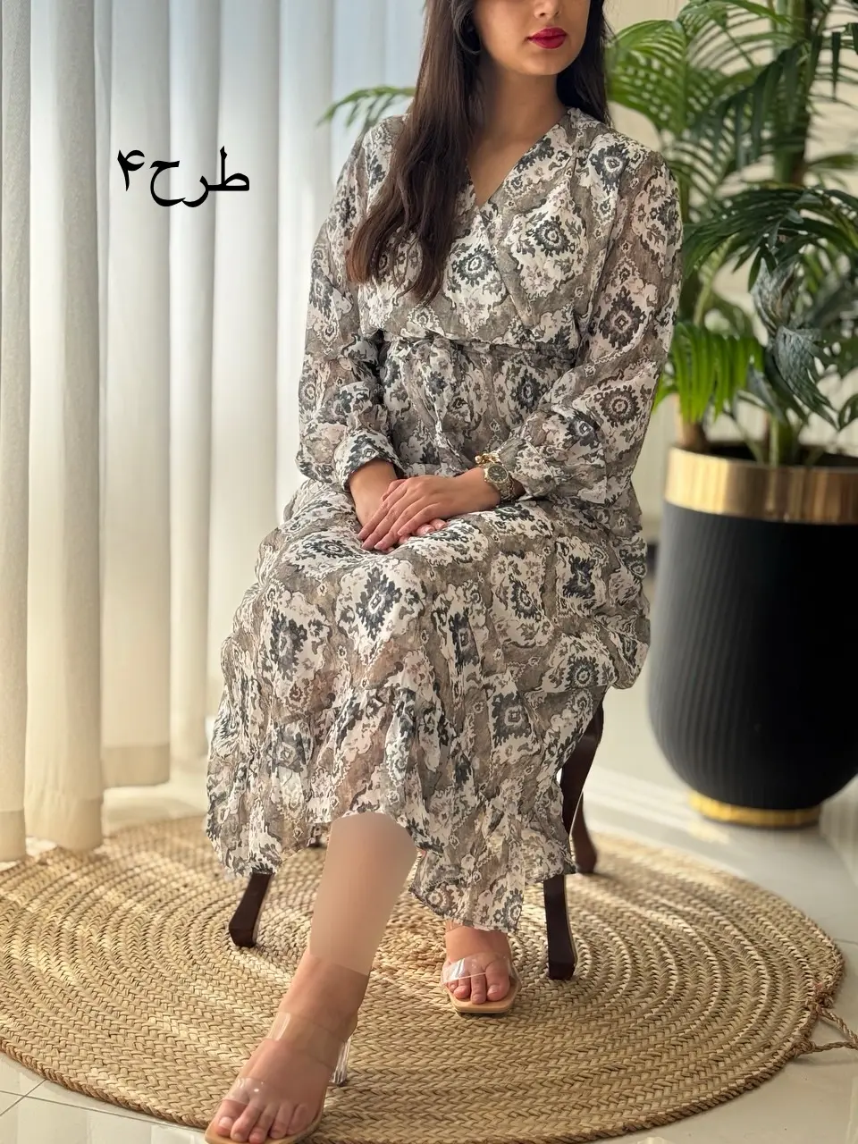 پیراهن چپ و راستی کد2131