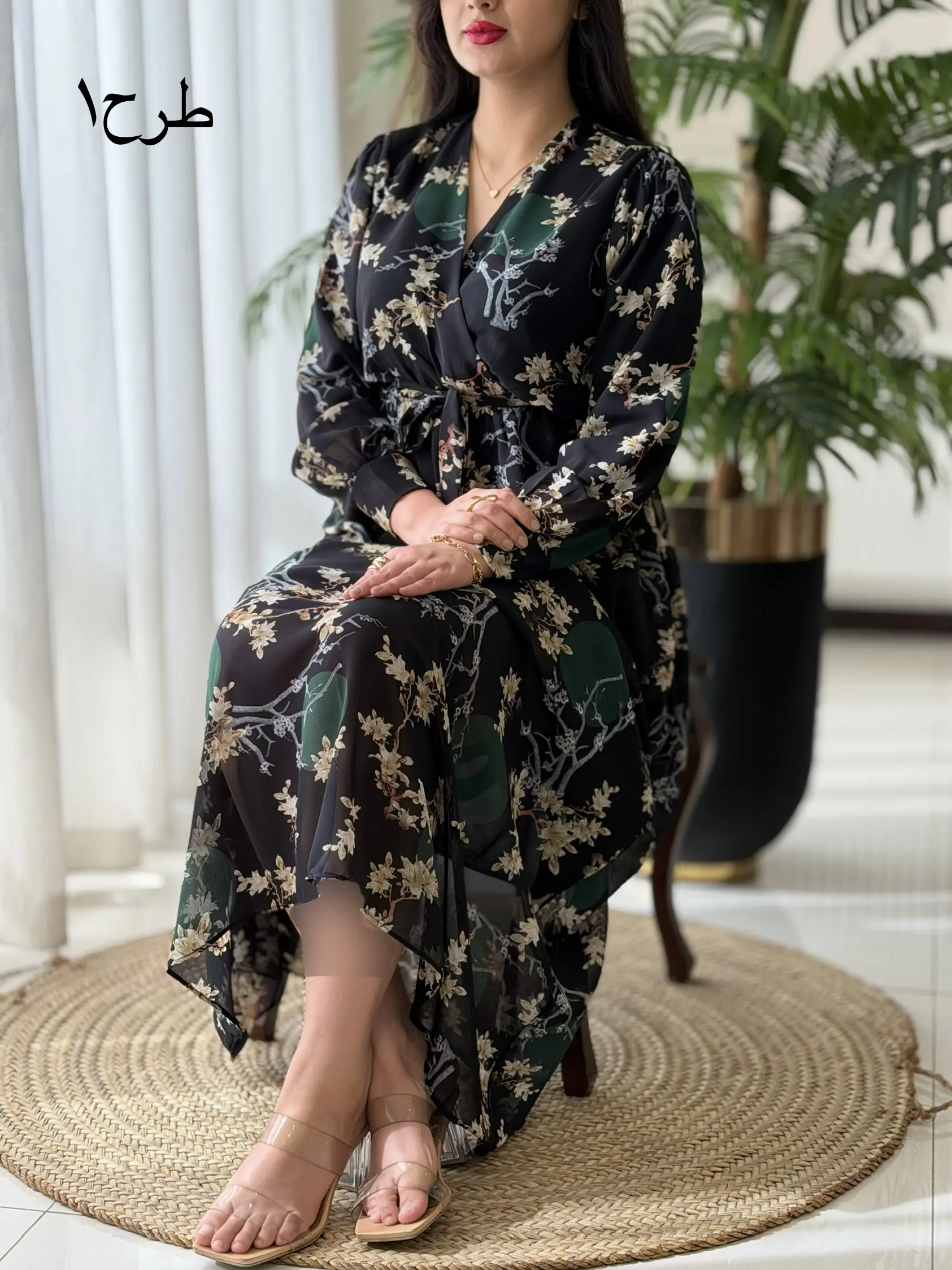 پیراهن چپ وراستی کد2443