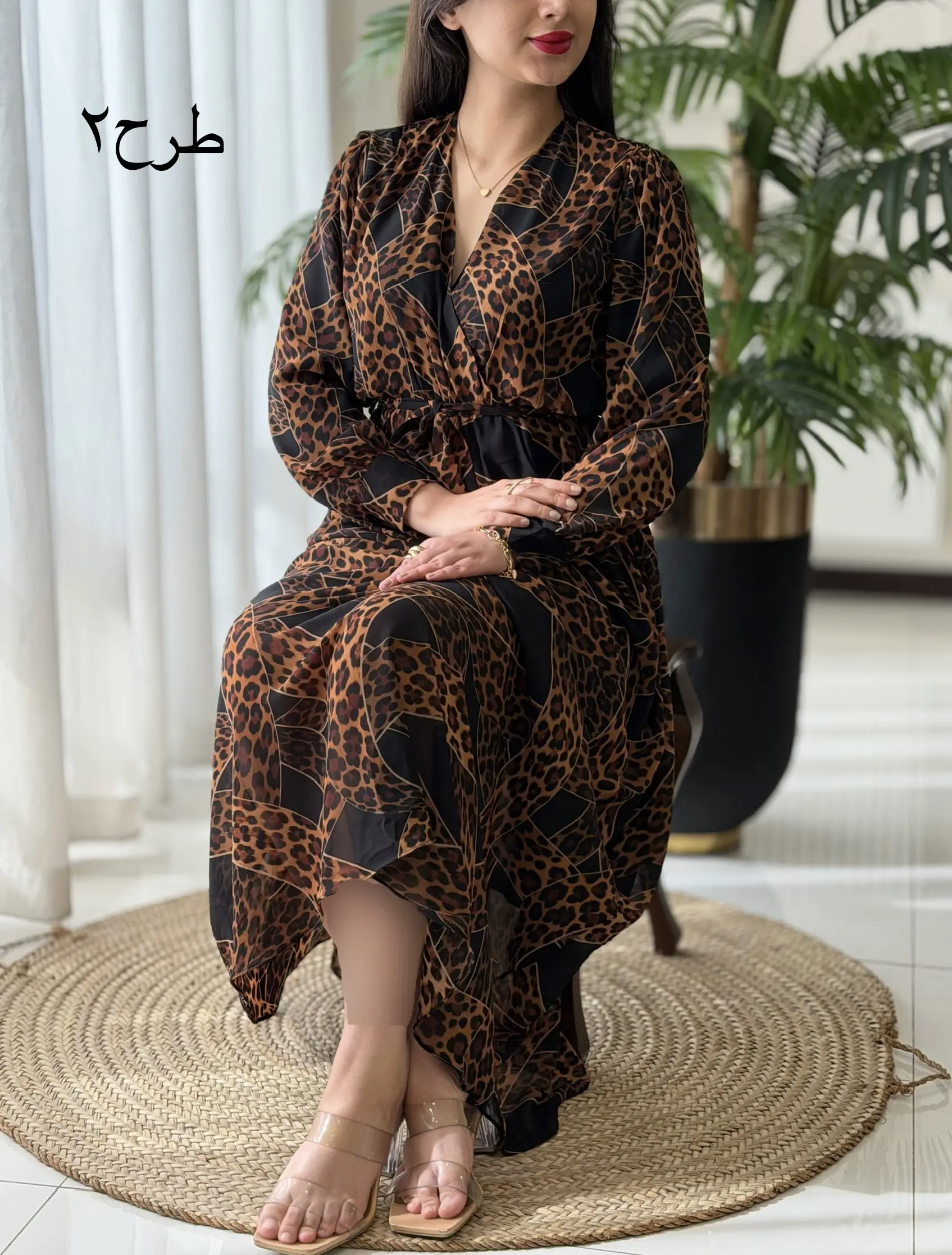 پیراهن چپ وراستی کد2443