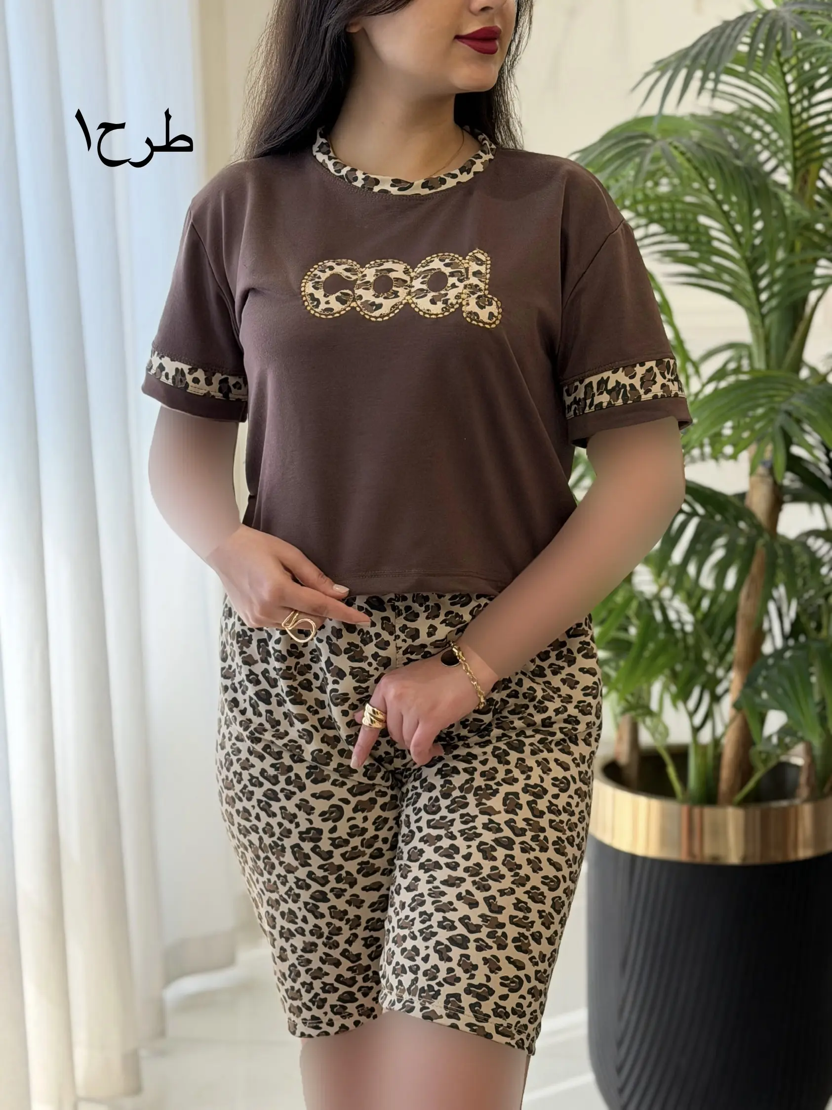 ست کراپ شورتک کد2444