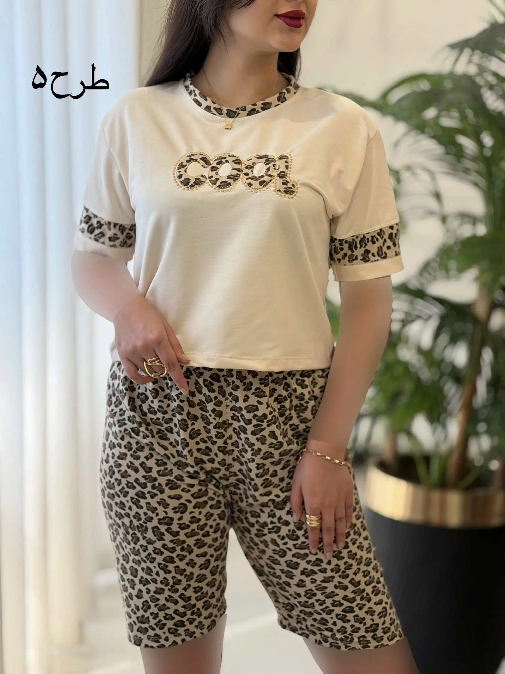 ست کراپ شورتک کد2444