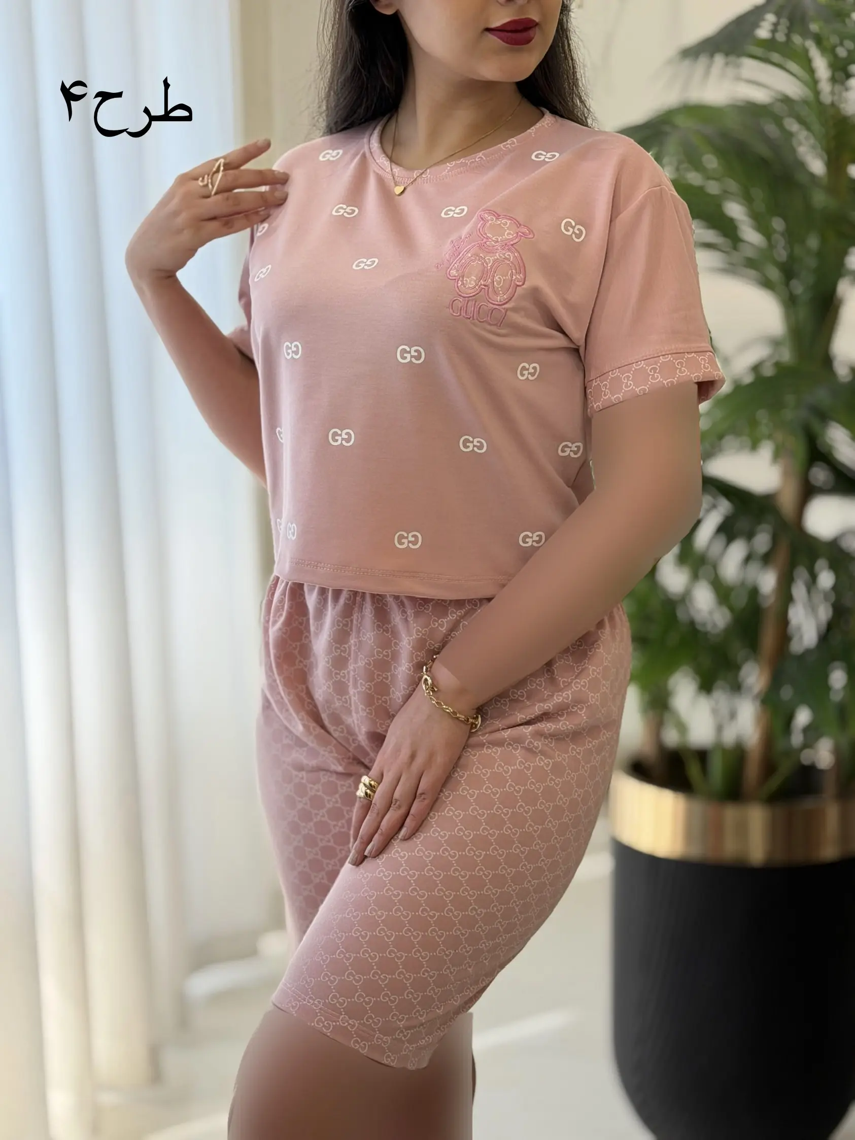 ست کراپ شورتک کد2444