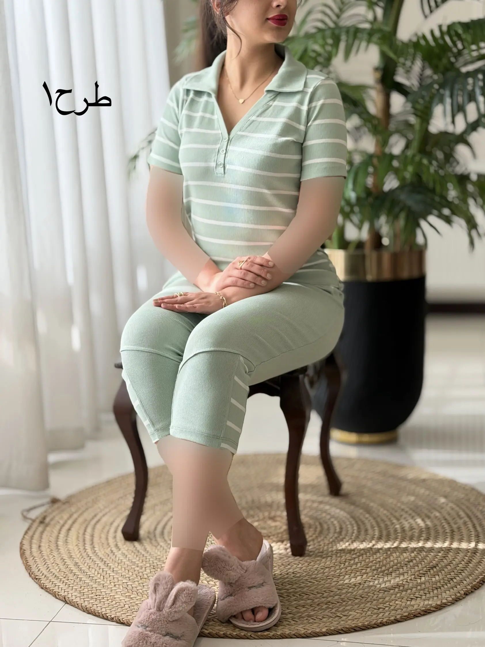 ست راه راه کد2442