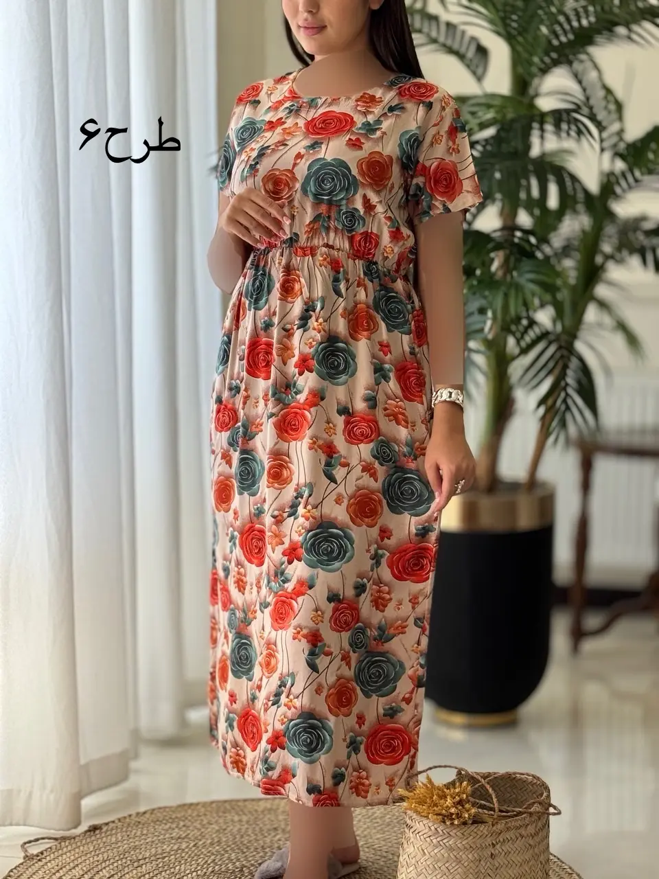 پیراهن سه بعدی شفق کد2080