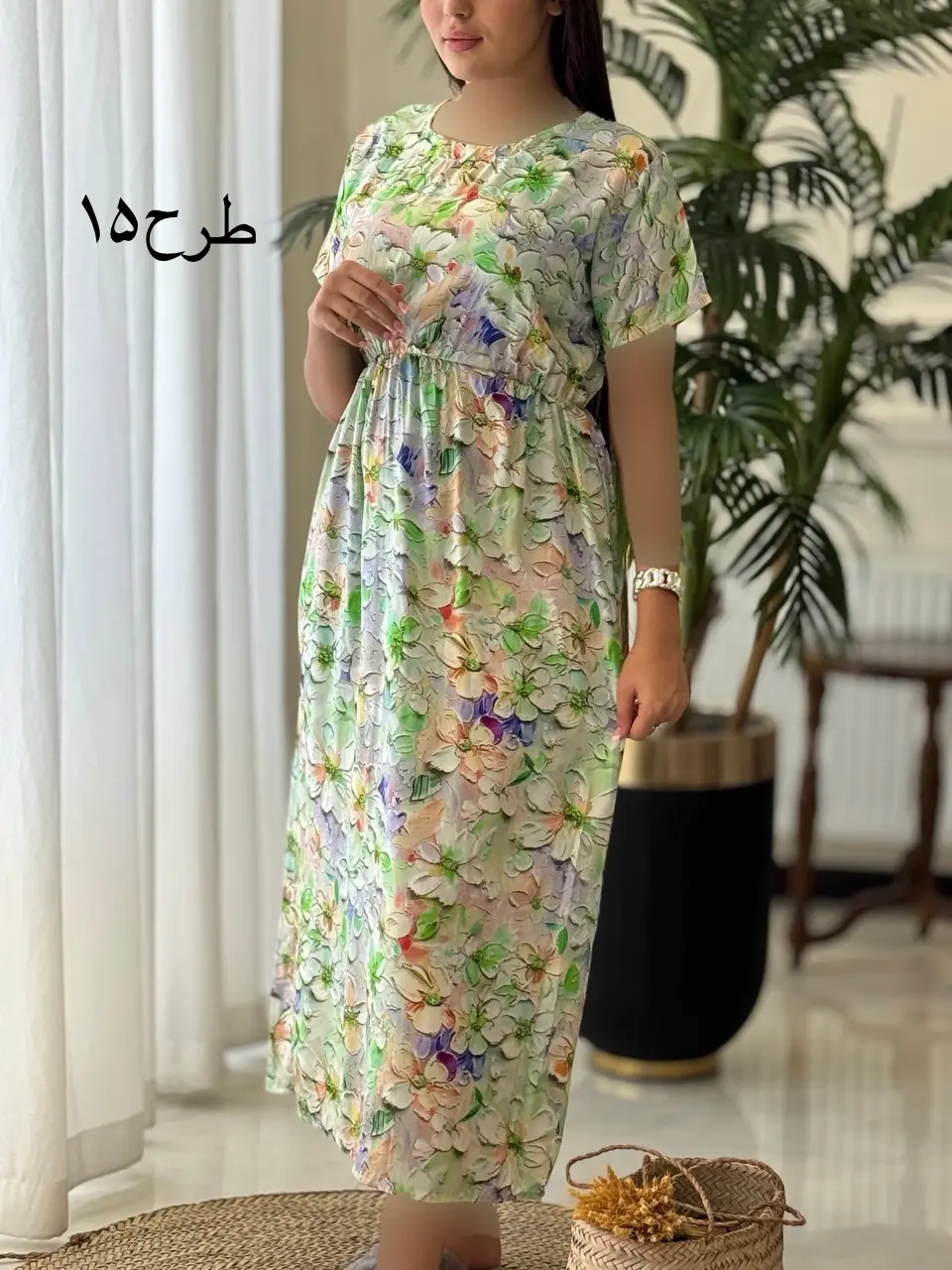پیراهن سه بعدی شفق کد2080