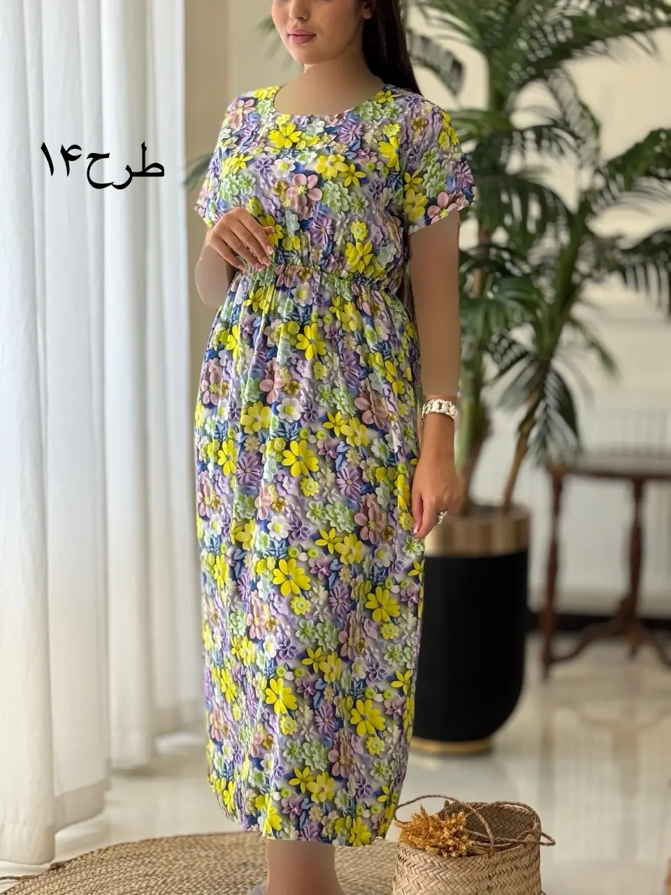 پیراهن سه بعدی شفق کد2080