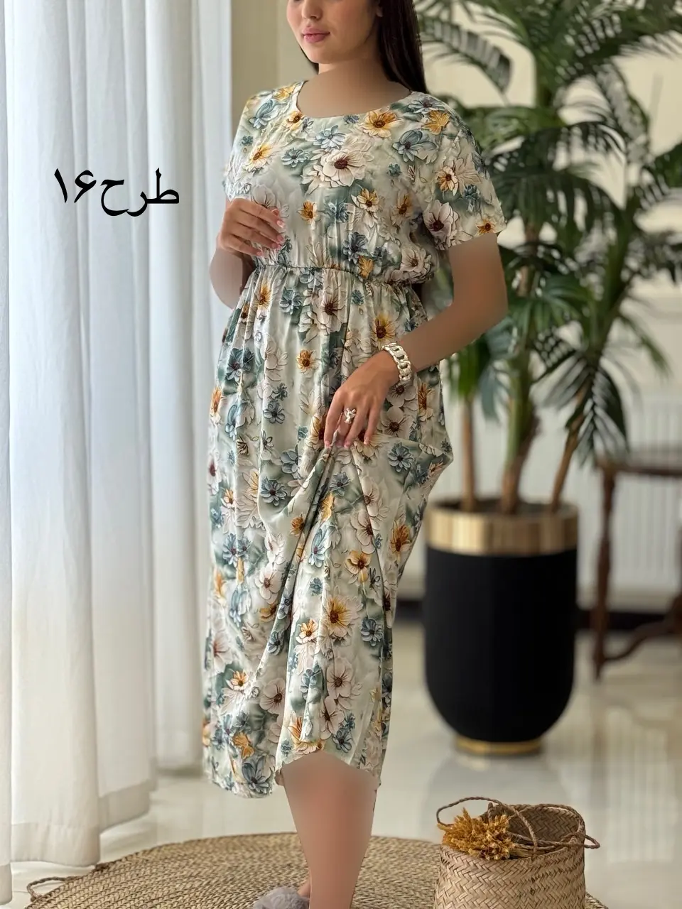 پیراهن سه بعدی شفق کد2080