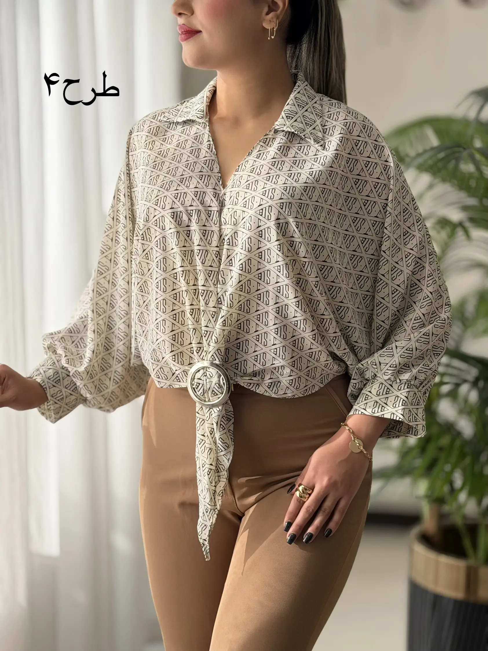 شومیز حلقه ای کد2352