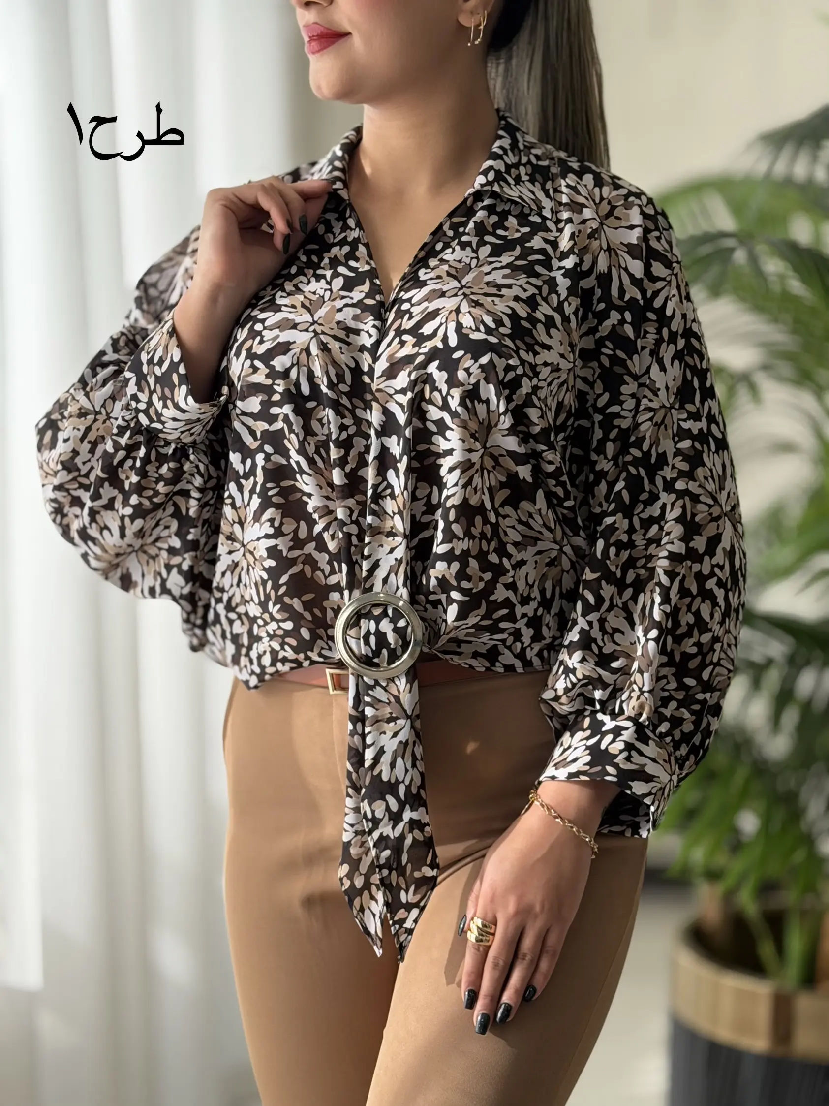 شومیز حلقه ای کد2352