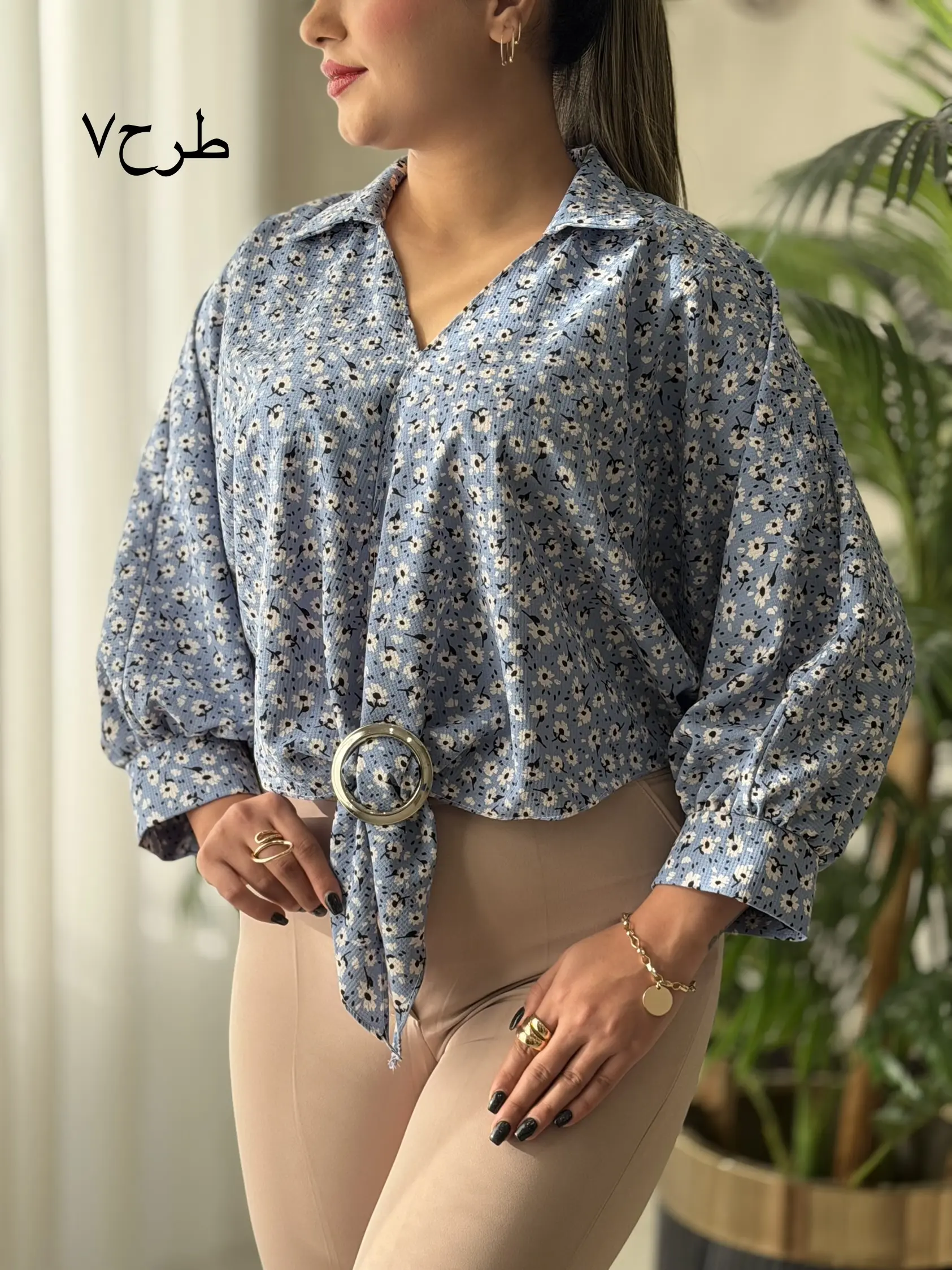 شومیز حلقه ای کد2352