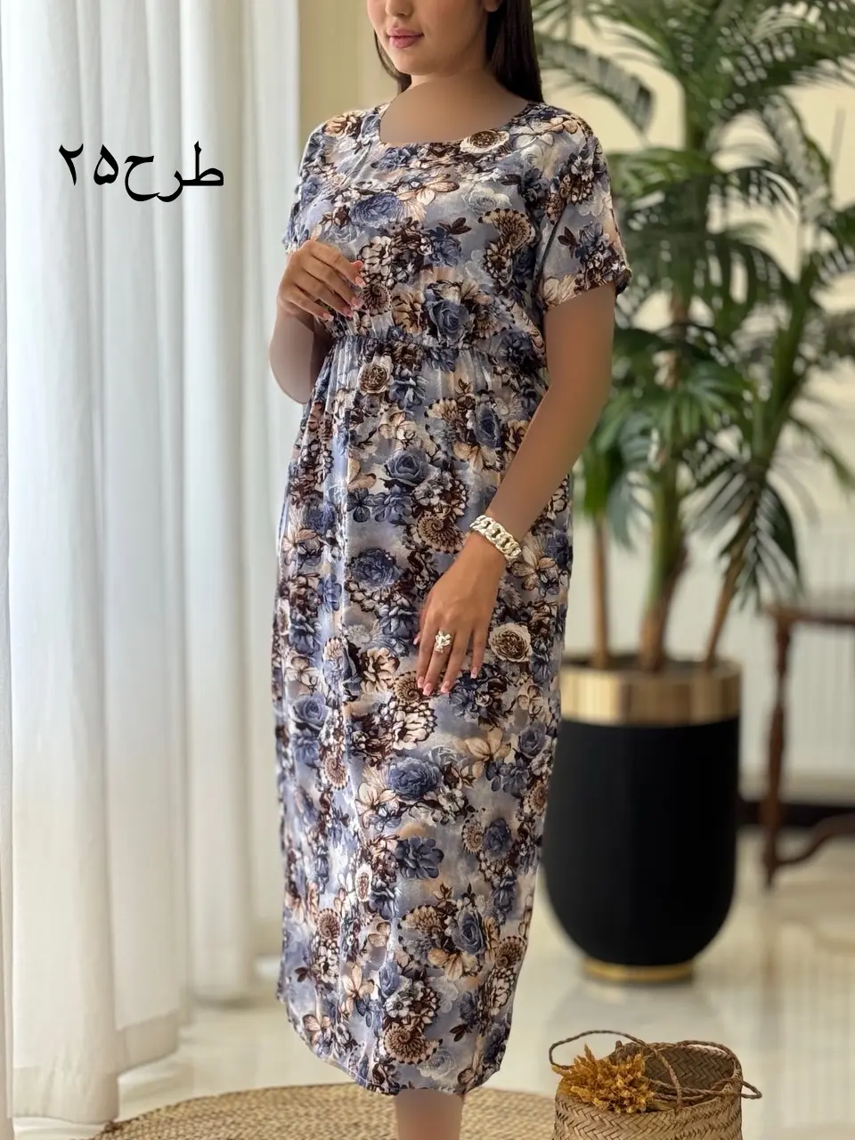 پیراهن سه بعدی شفق کد2080