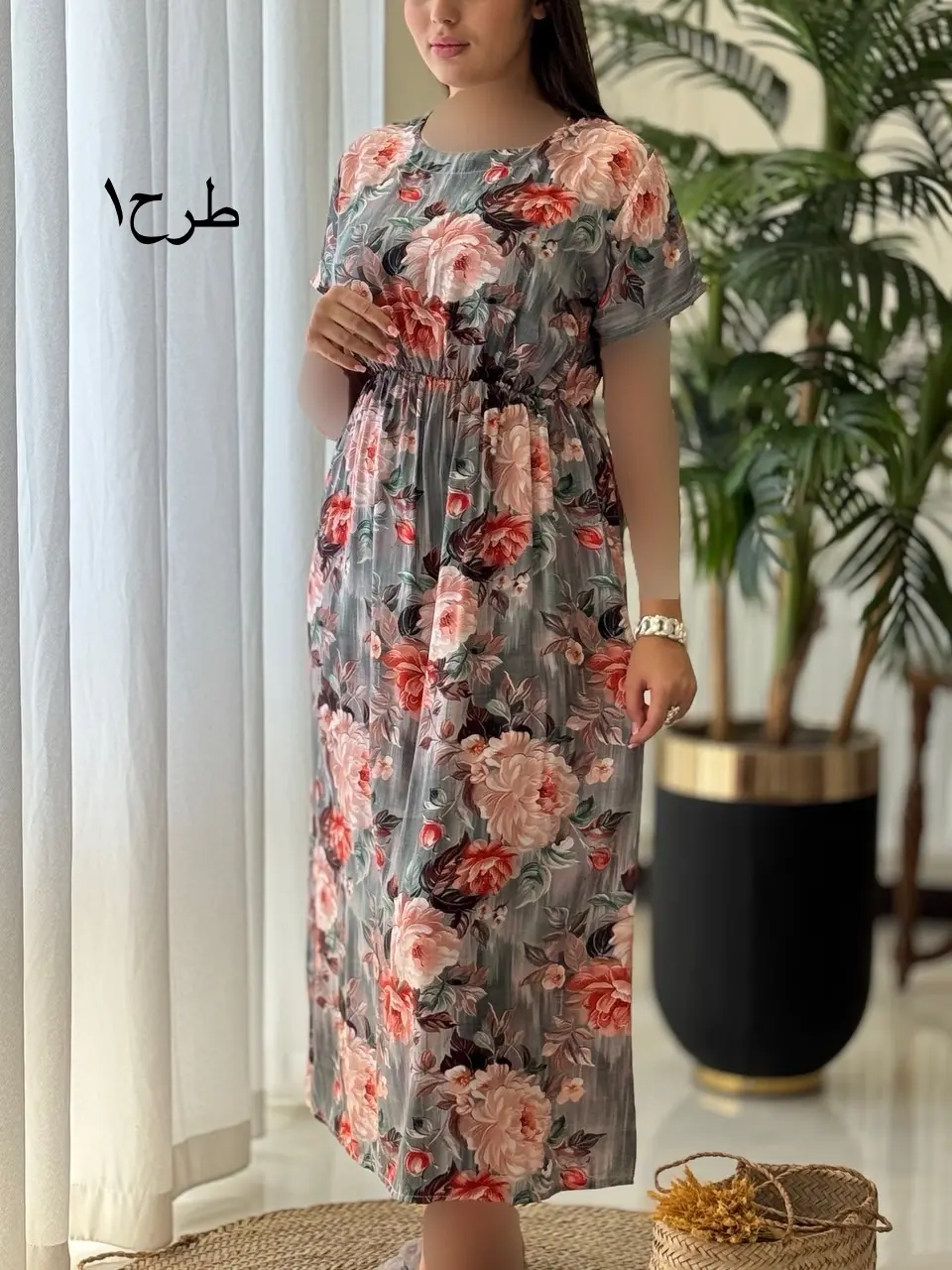 پیراهن سه بعدی شفق کد2080