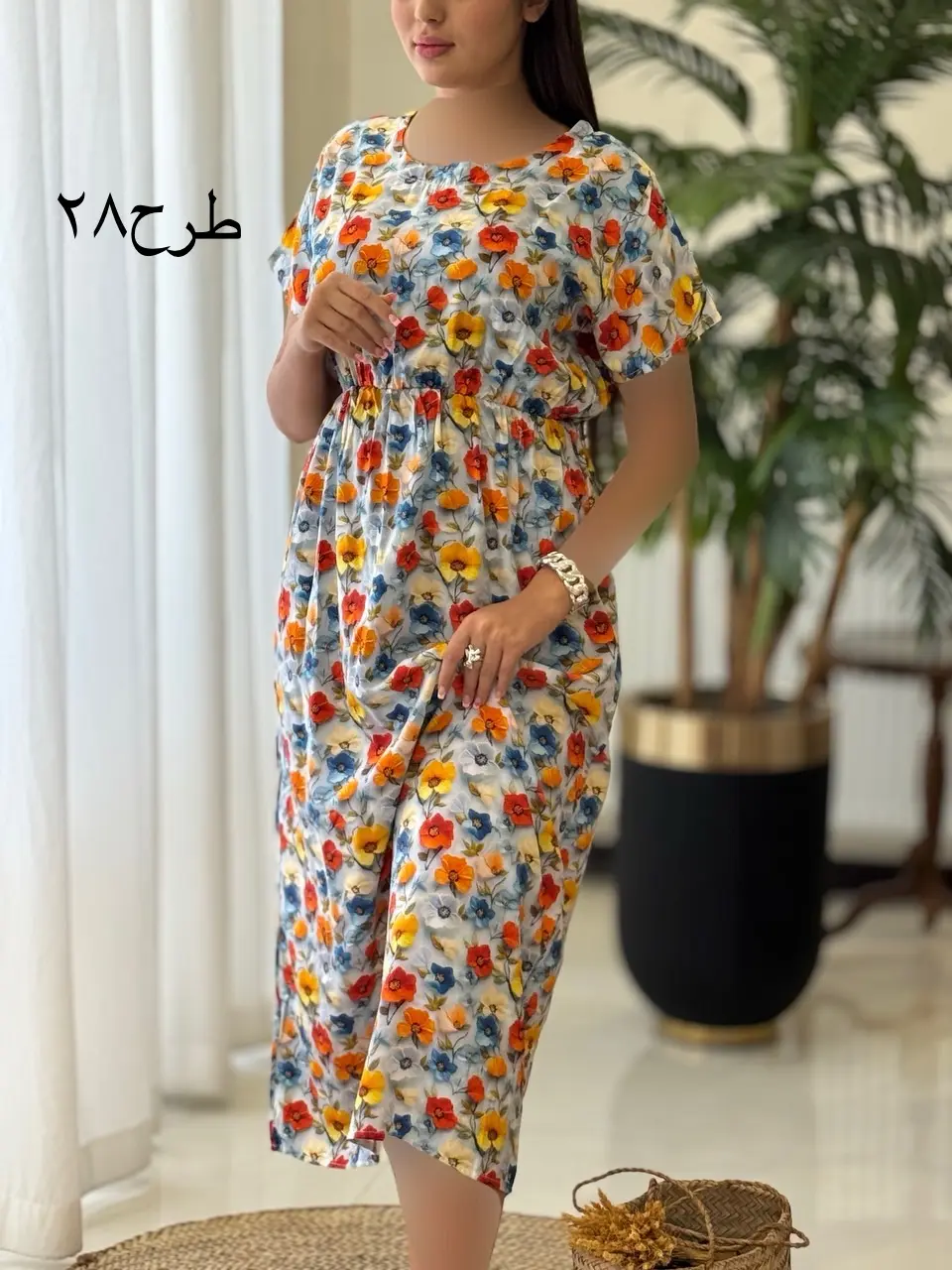پیراهن سه بعدی شفق کد2080