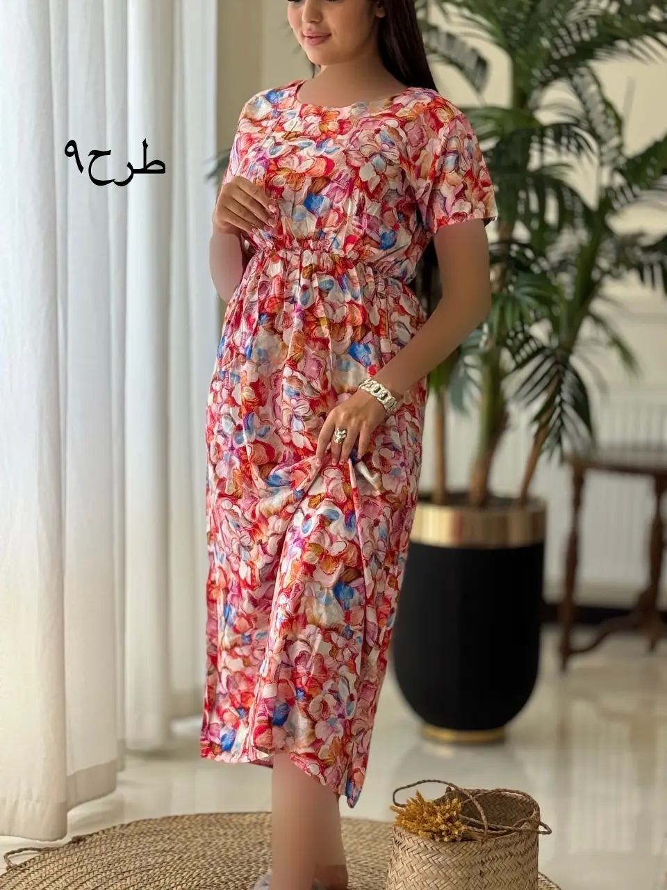 پیراهن سه بعدی شفق کد2080