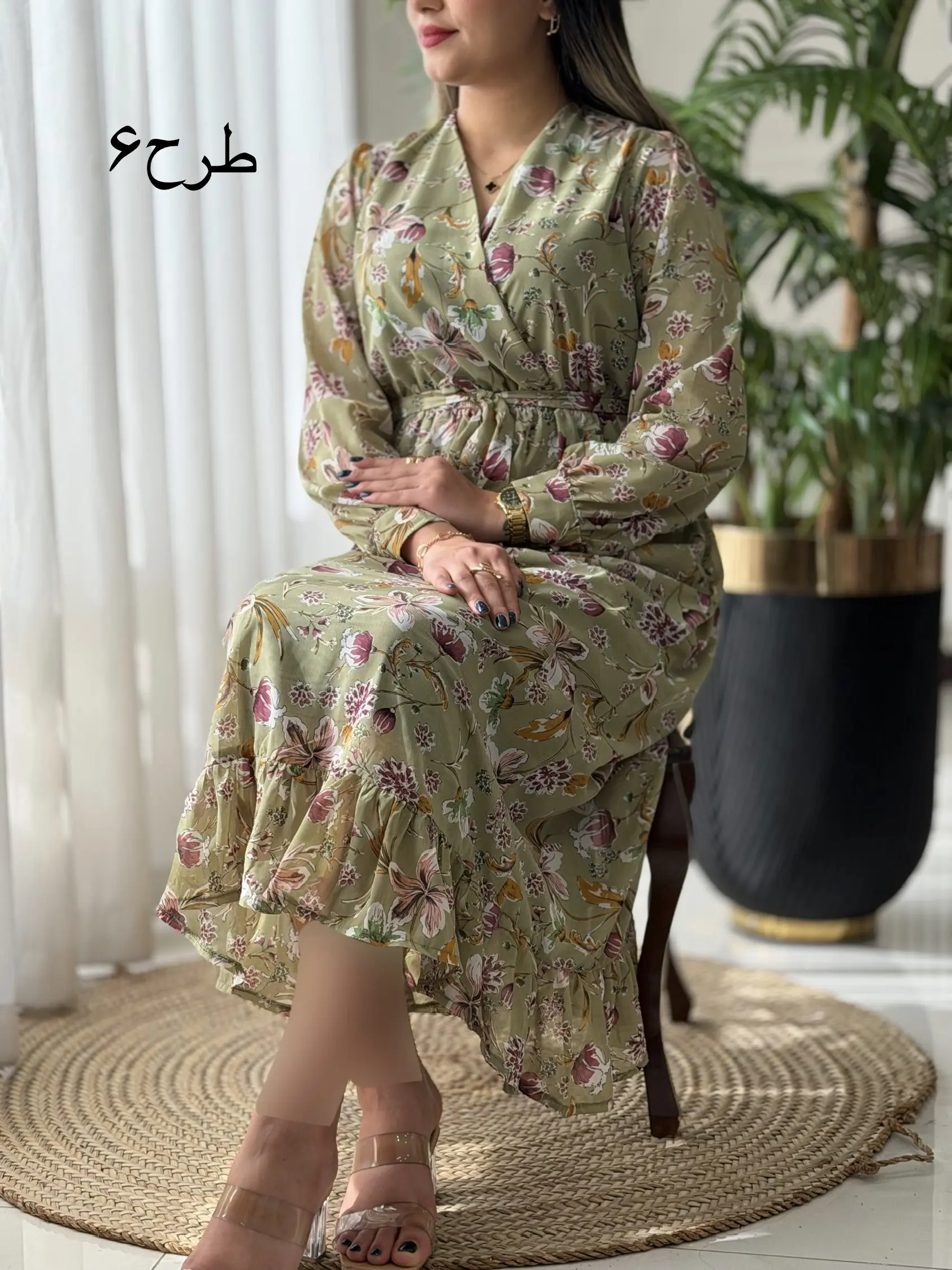 پیراهن چپ و راستی کد2491
