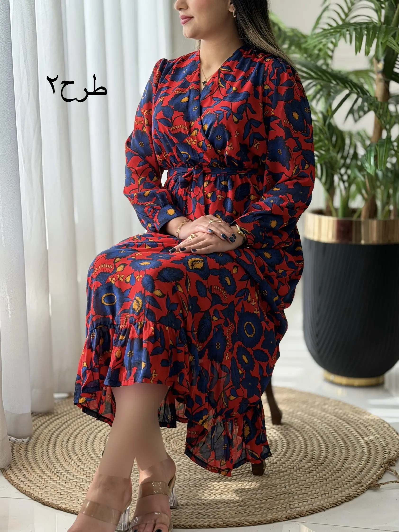 پیراهن چپ و راستی کد2491