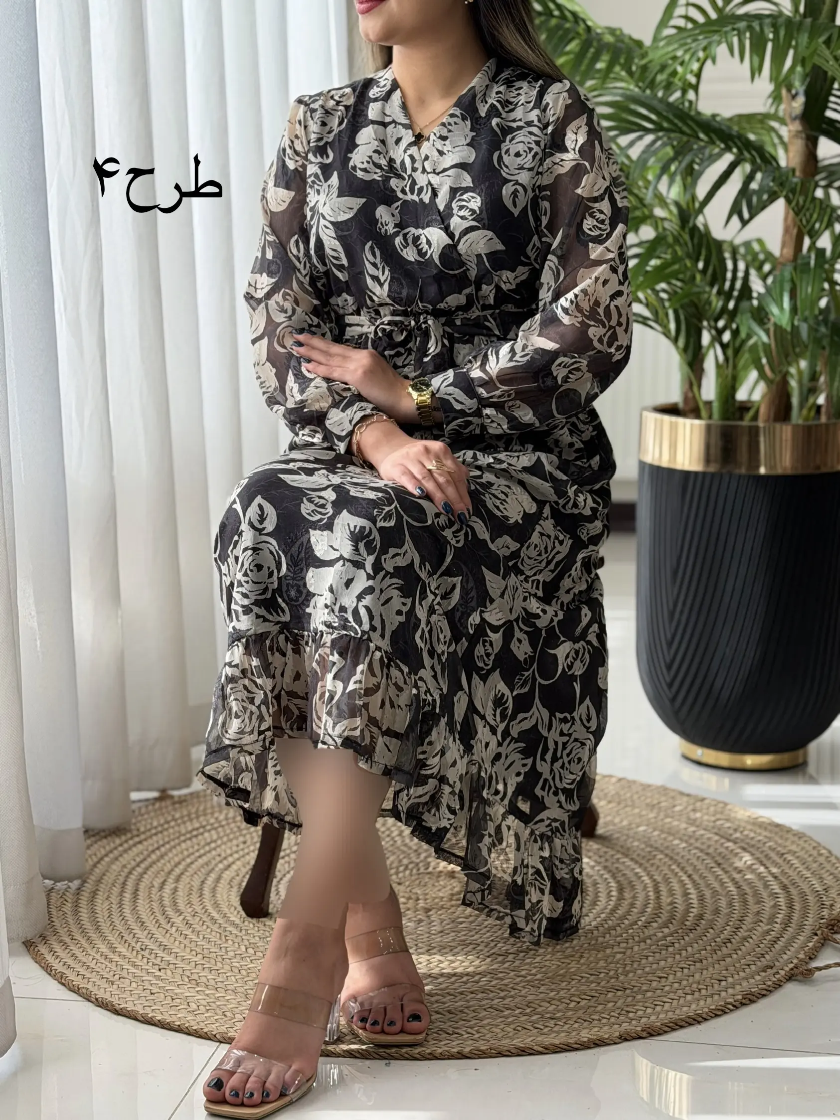 پیراهن چپ و راستی کد2491
