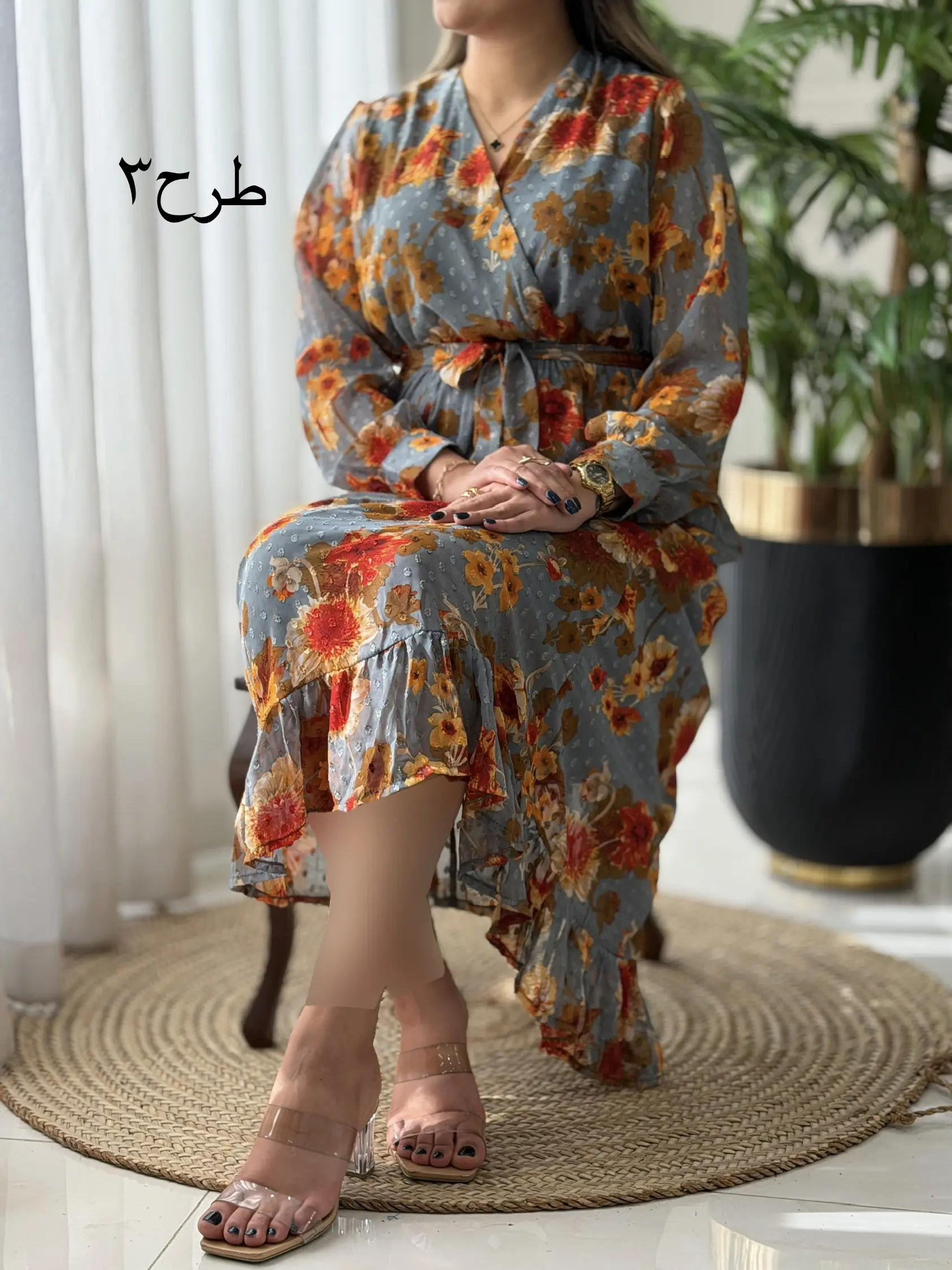 پیراهن چپ و راستی کد2491