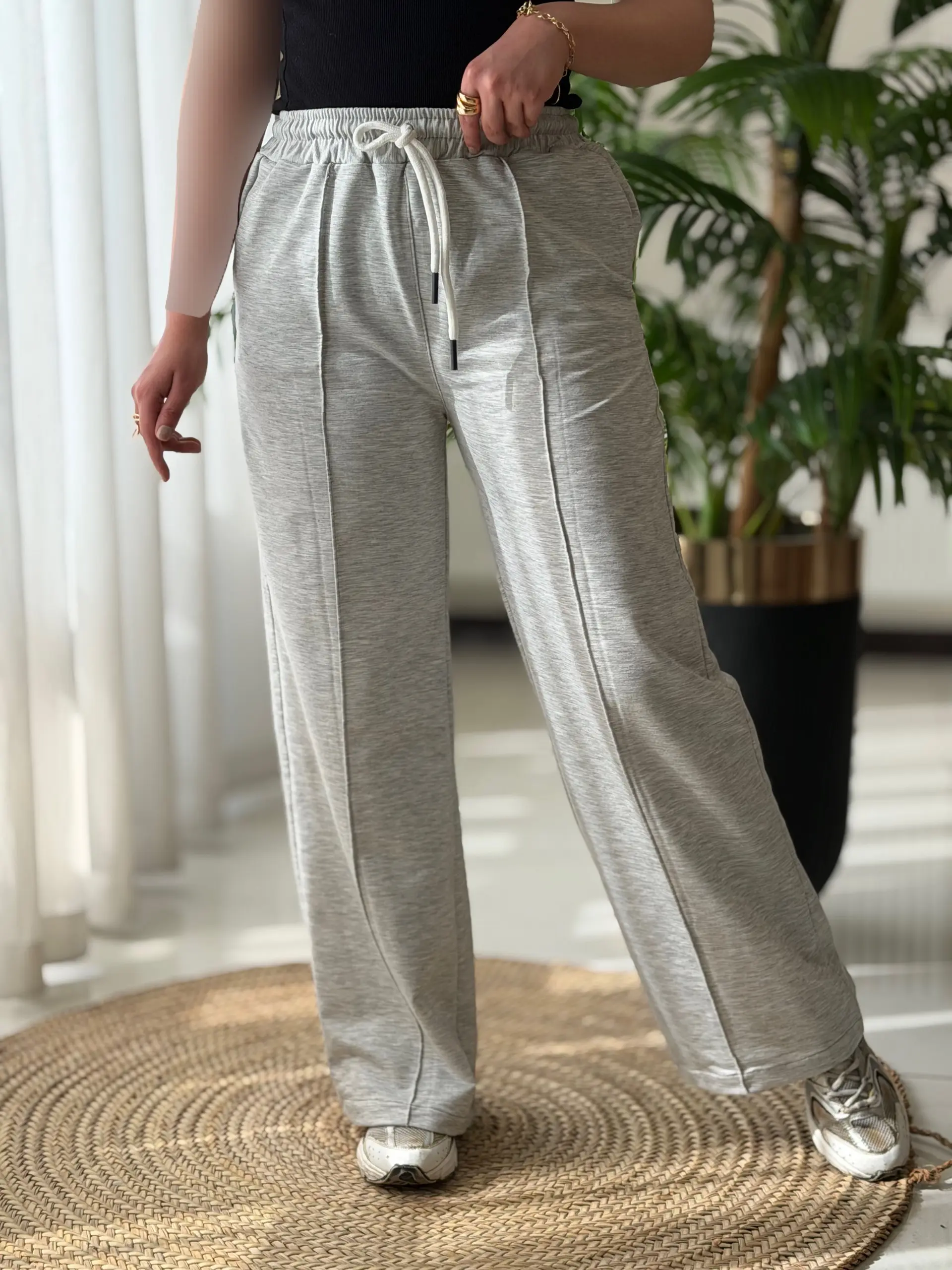 شلوار جلو خط دار کد2435