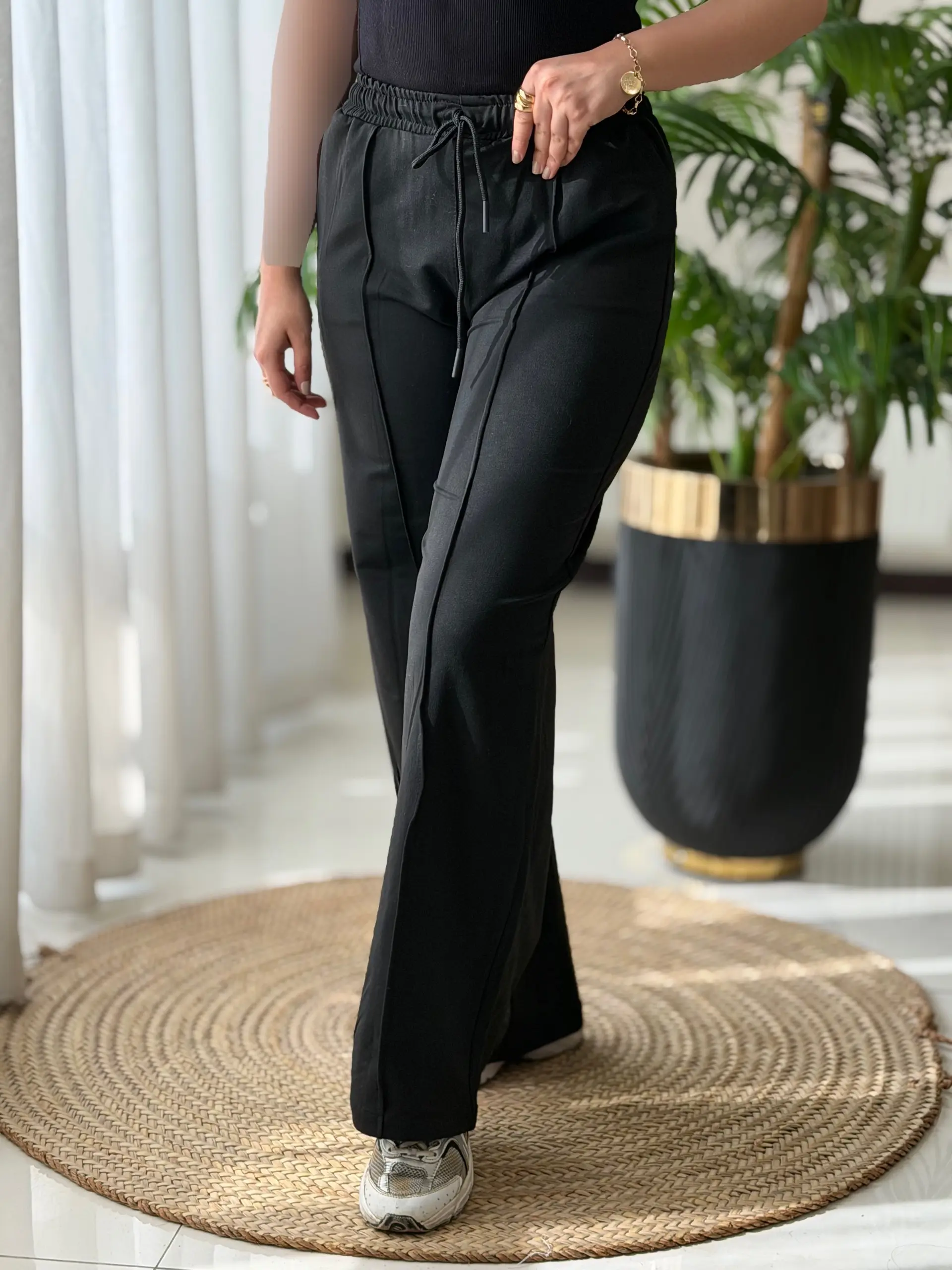 شلوار جلو خط دار کد2435