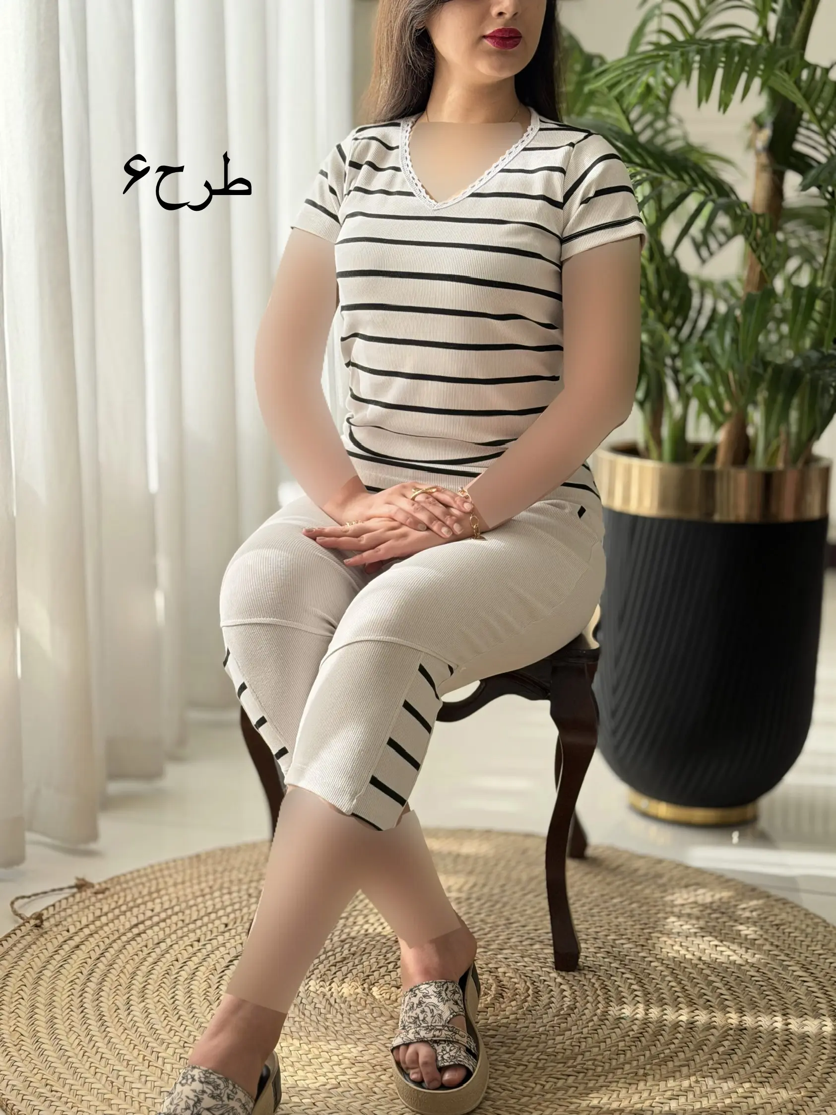 ست راه راه کد2488