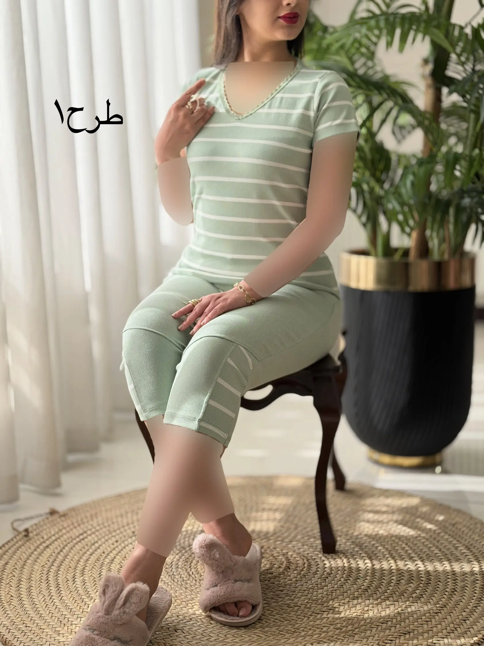 ست راه راه کد2488