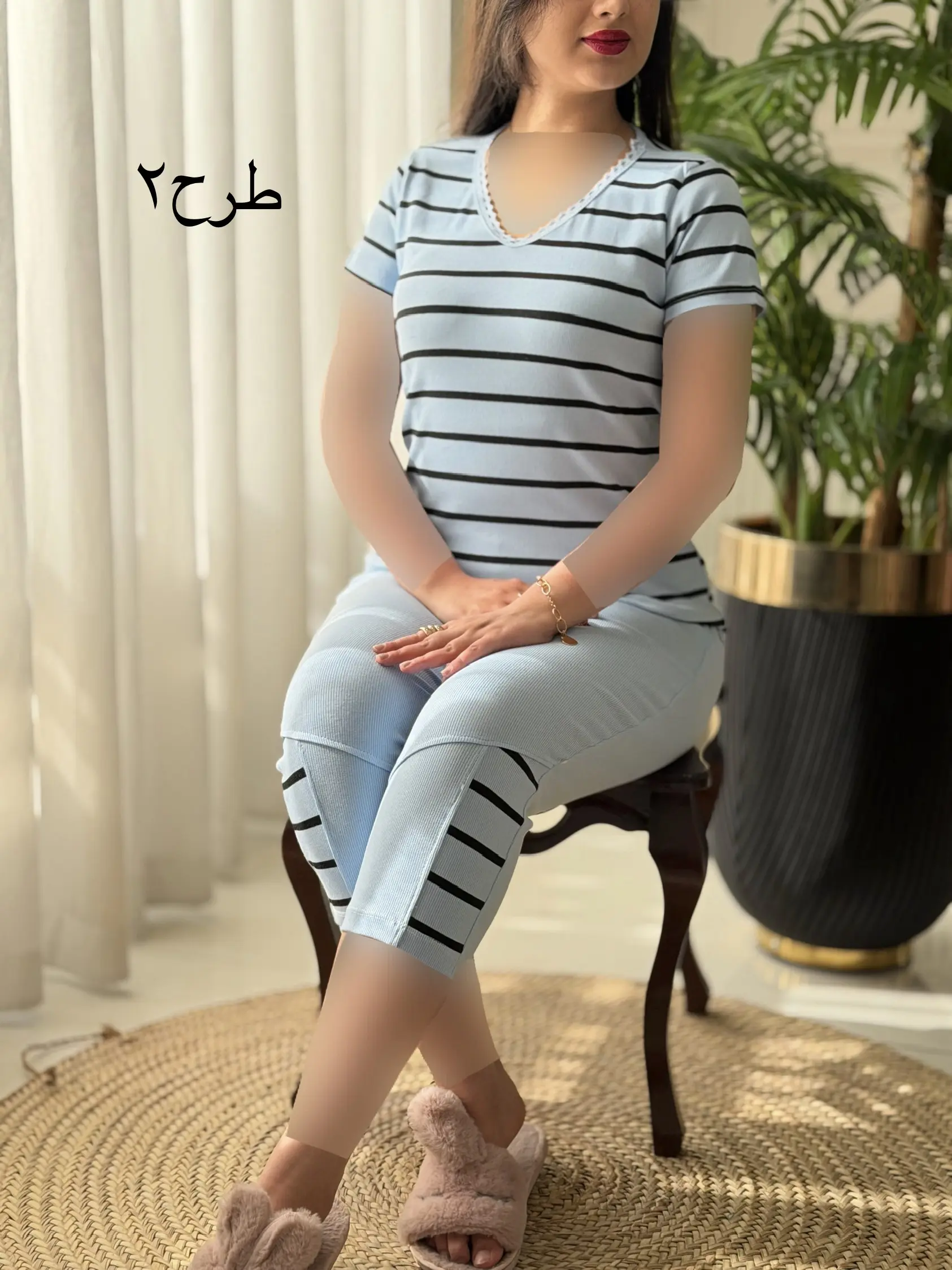ست راه راه کد2488