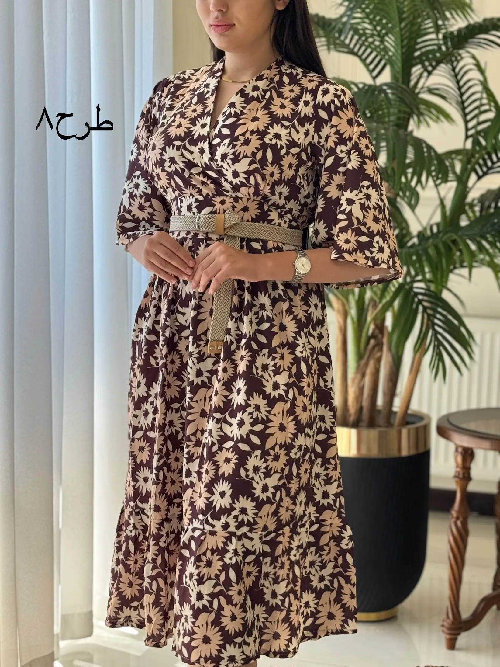 پیراهن آستین فیلی کد1978