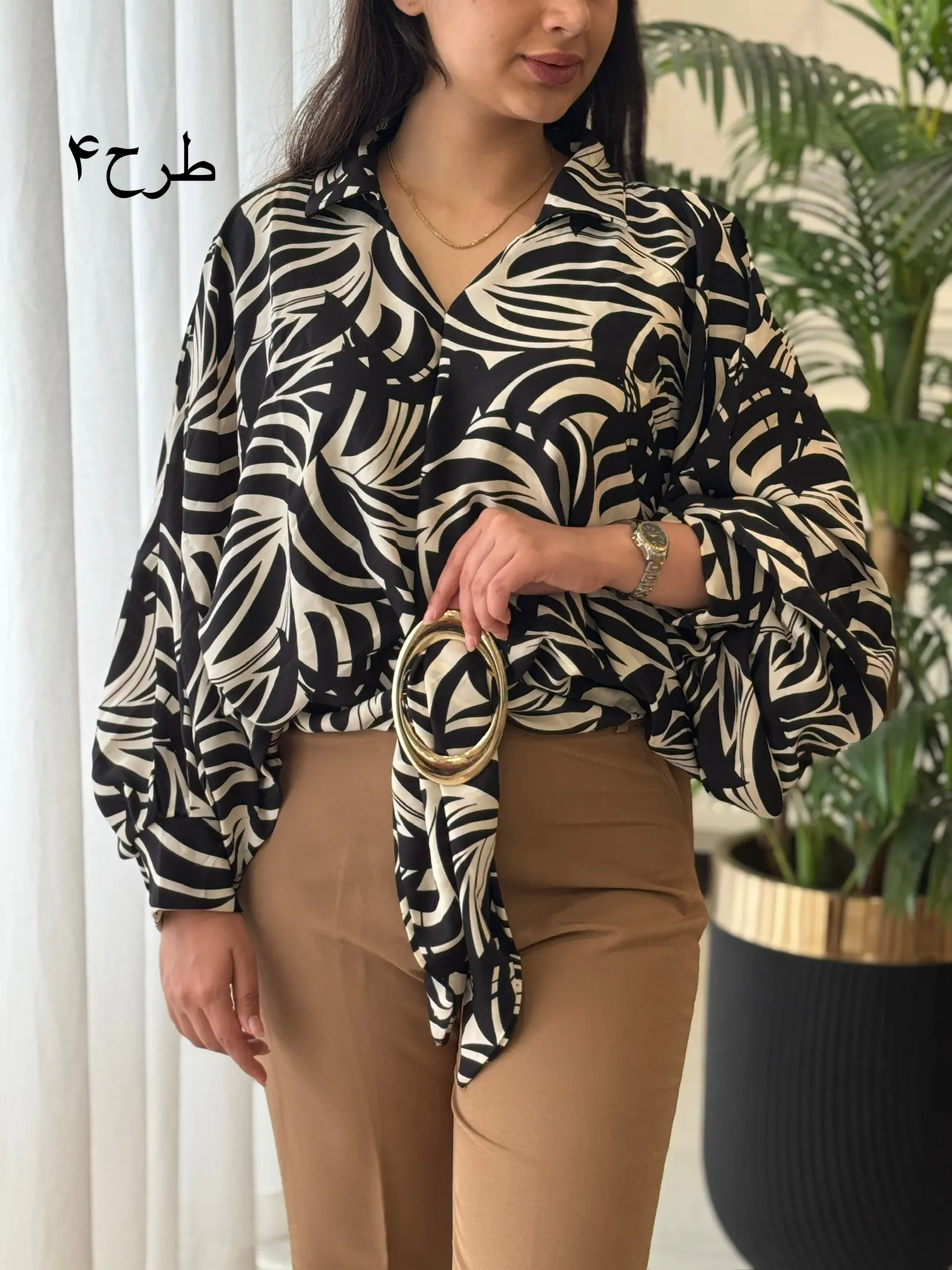 شومیز حلقه ای کد2139