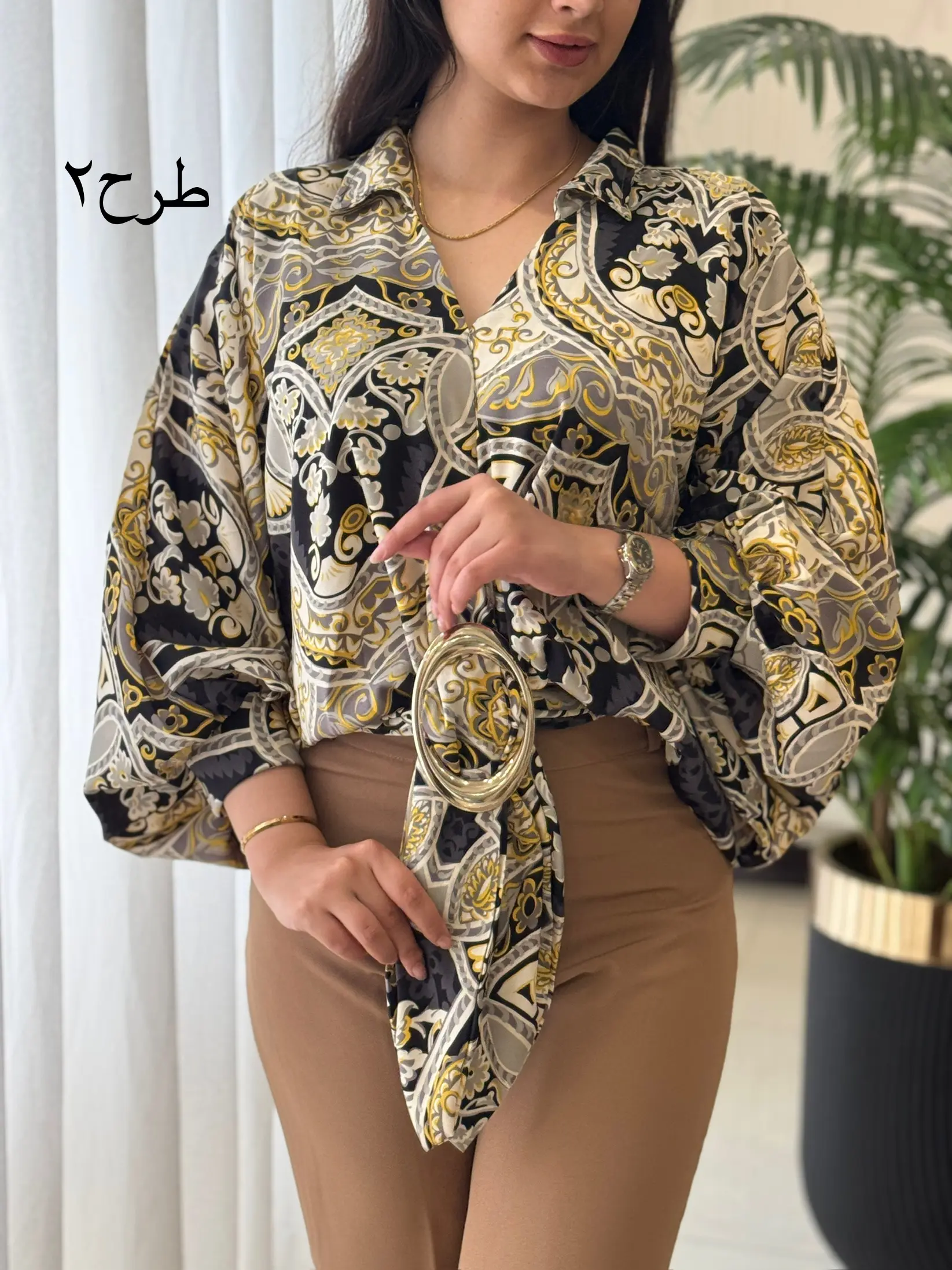 شومیز حلقه ای کد2139
