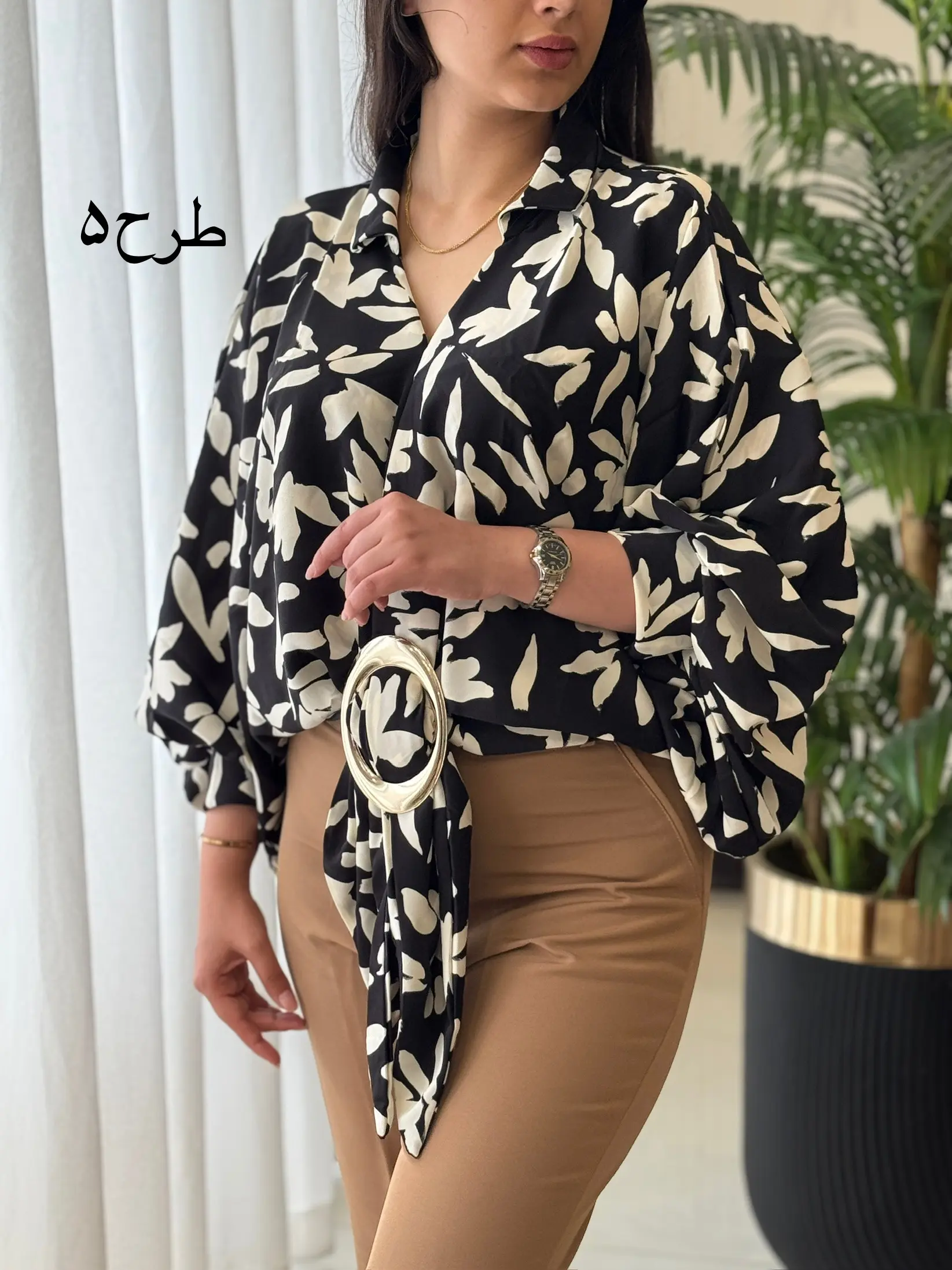 شومیز حلقه ای کد2139