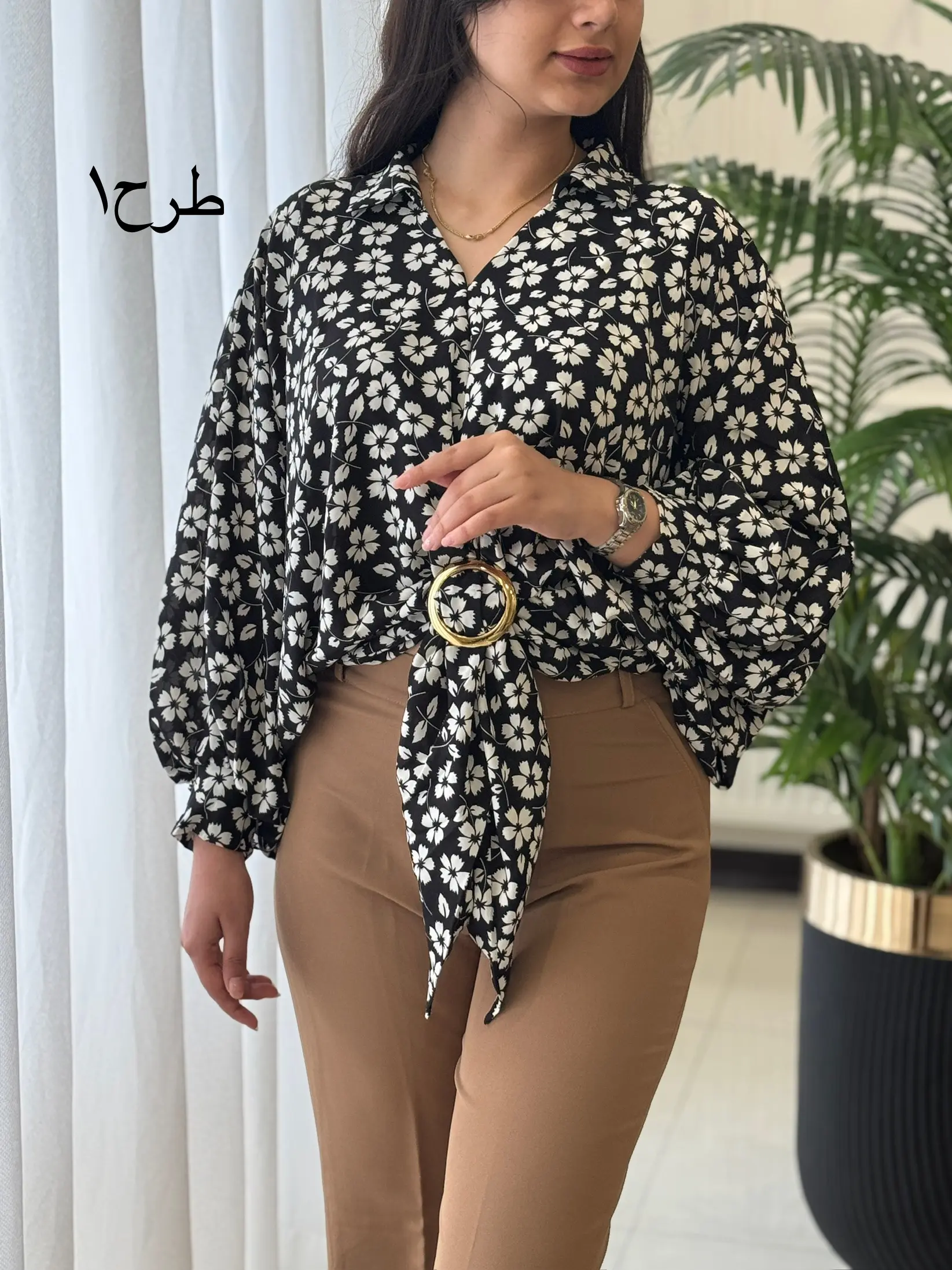 شومیز حلقه ای کد2139