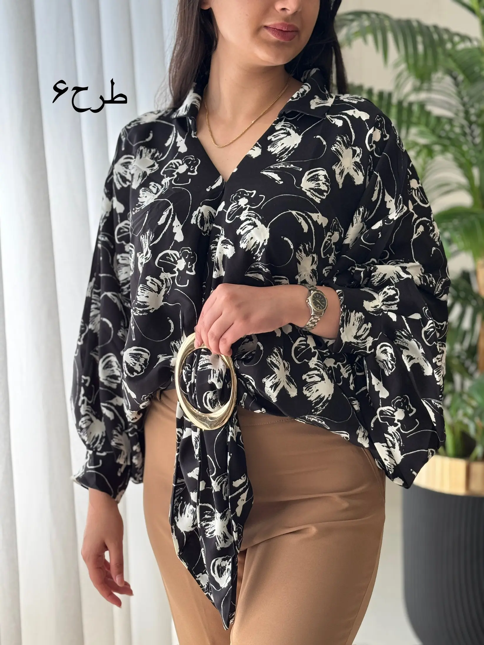 شومیز حلقه ای کد2139