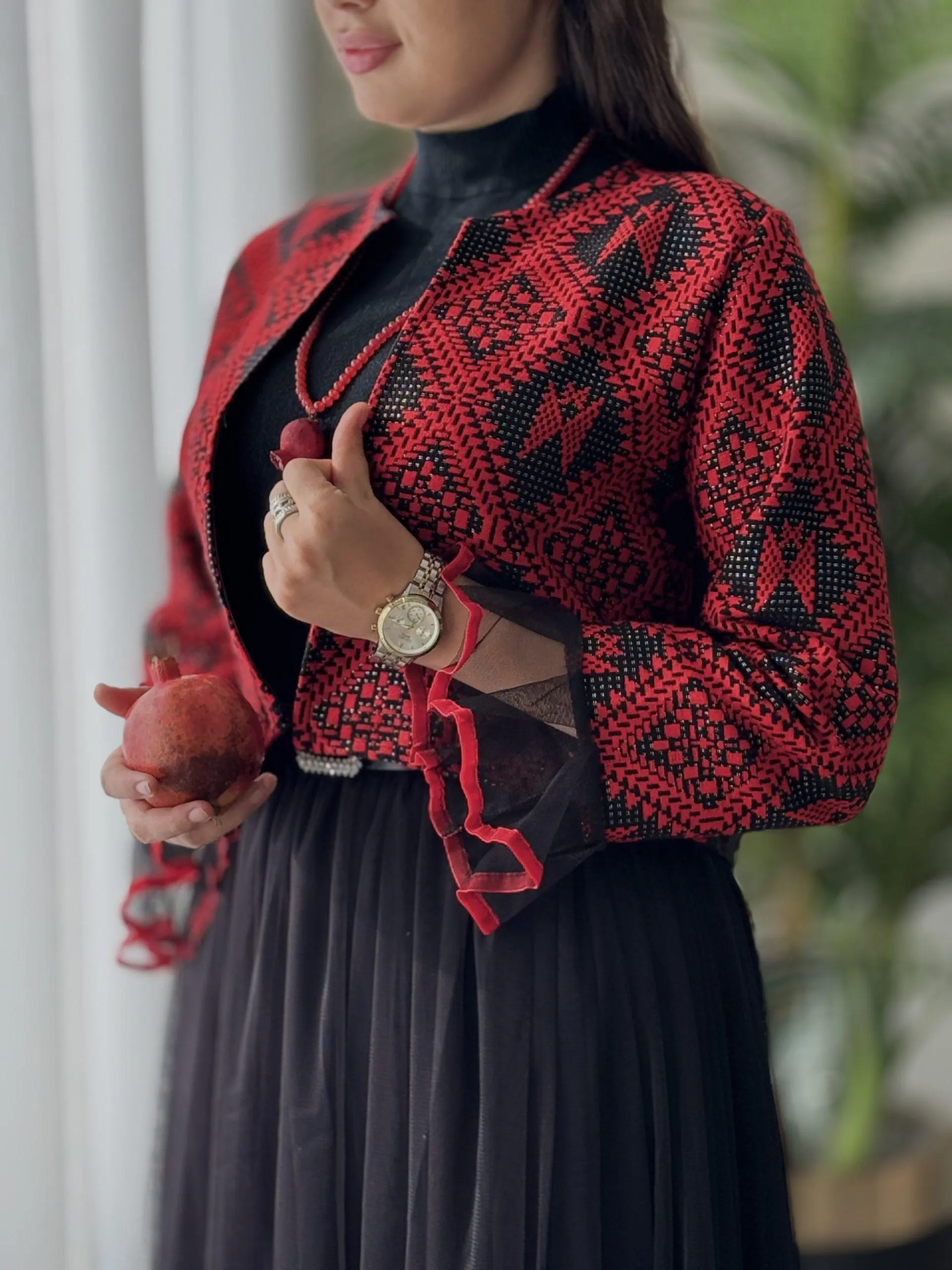 ست کت دامن یلدایی کد2290